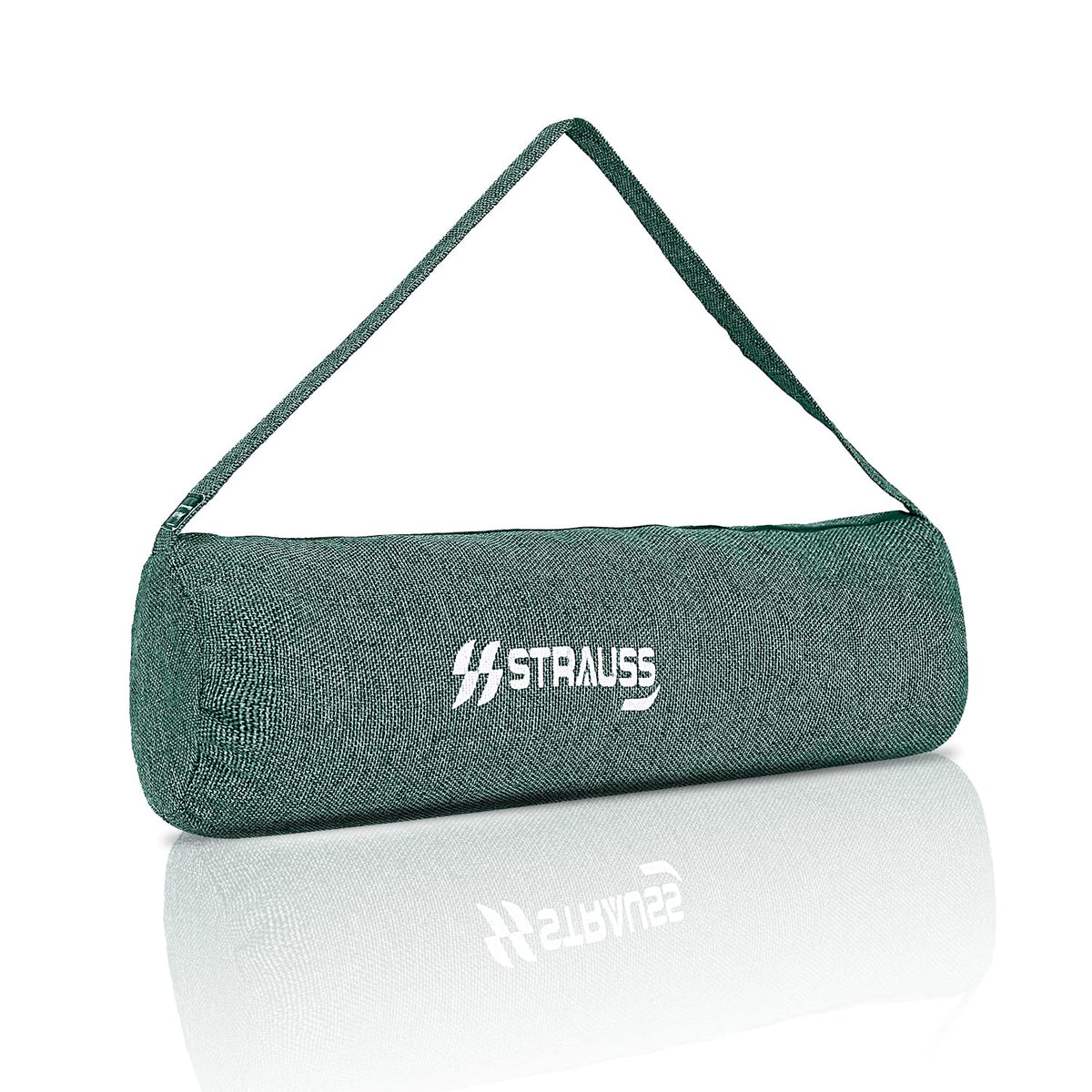 Strauss Gym Bag Jute | Durable and Long Lasting | for Both Men and Women | Suitable for Travel and Gym | Eco- Friendly and Washable | 56 X 25 Cm - (Green)