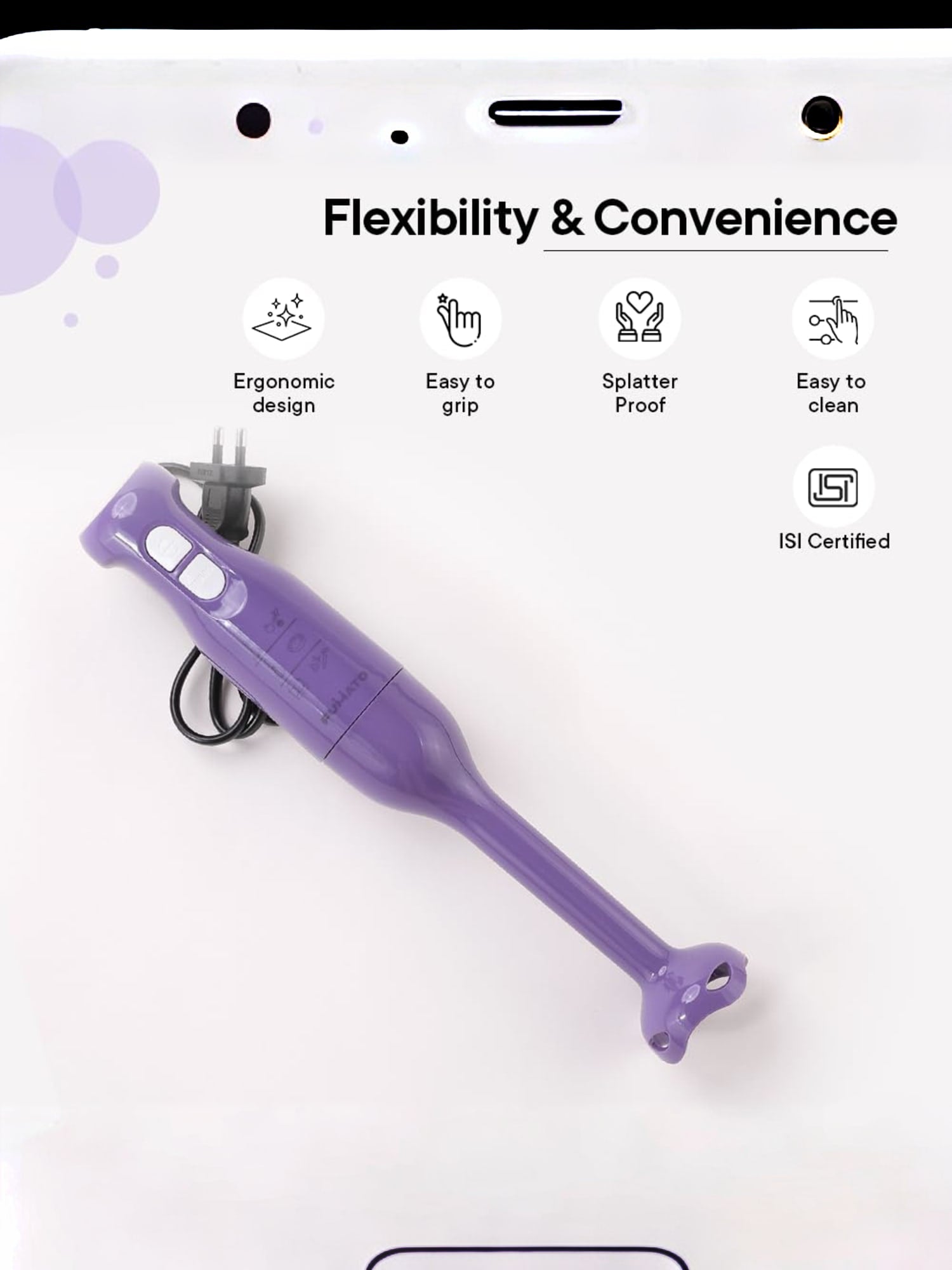 FUMATO hand blender - preparing gourmet recipes effortlessly