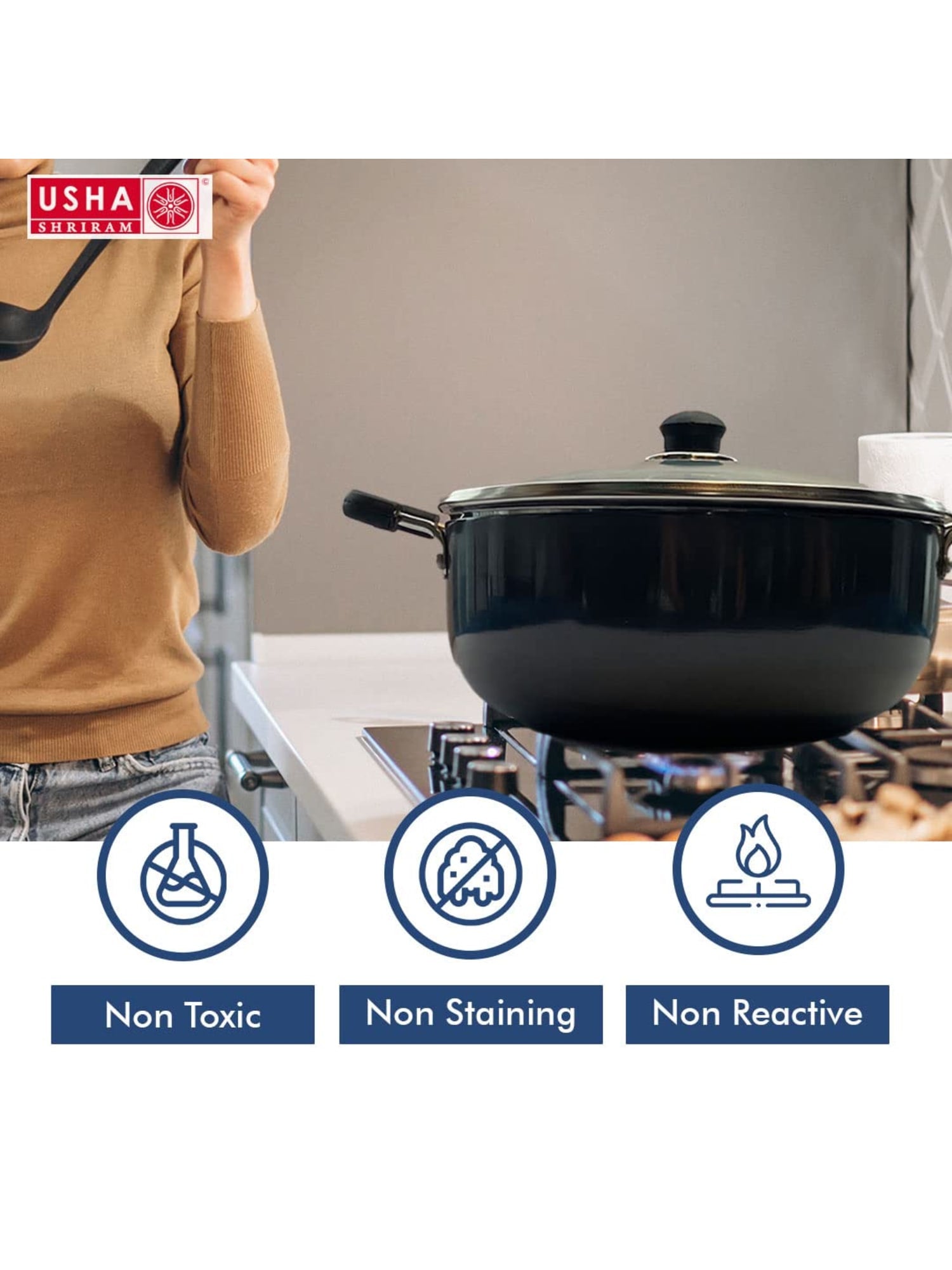 USHA SHRIRAM kadai - stir frying