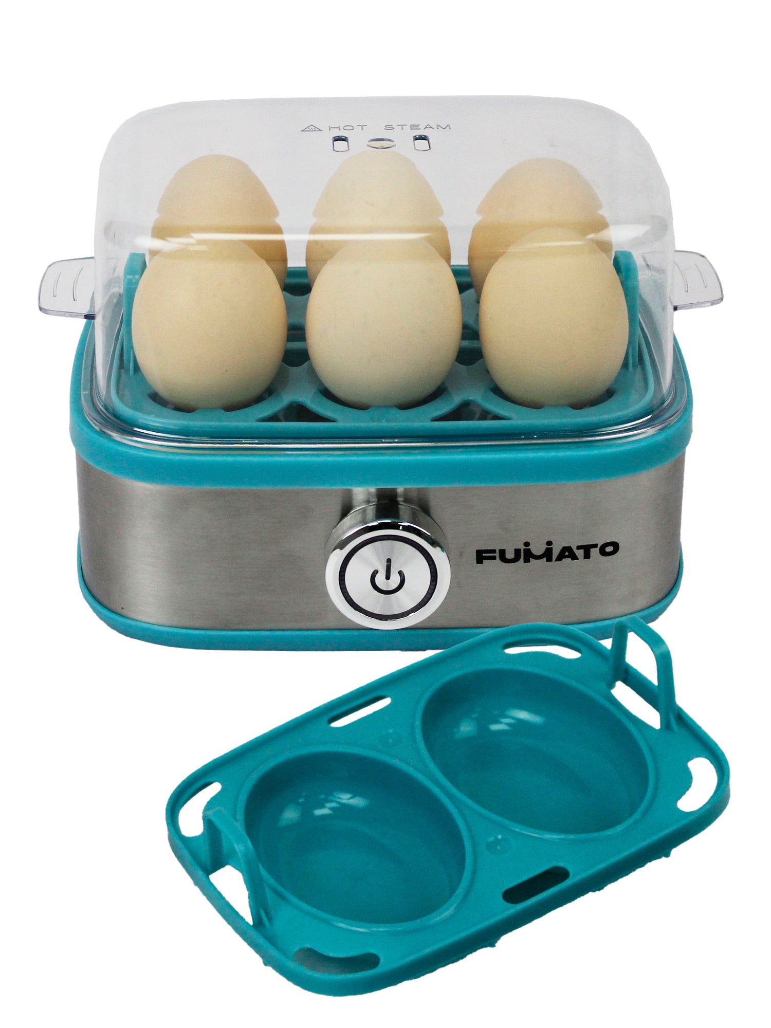 FUMATO egg boiler - compact for any kitchen countertop
