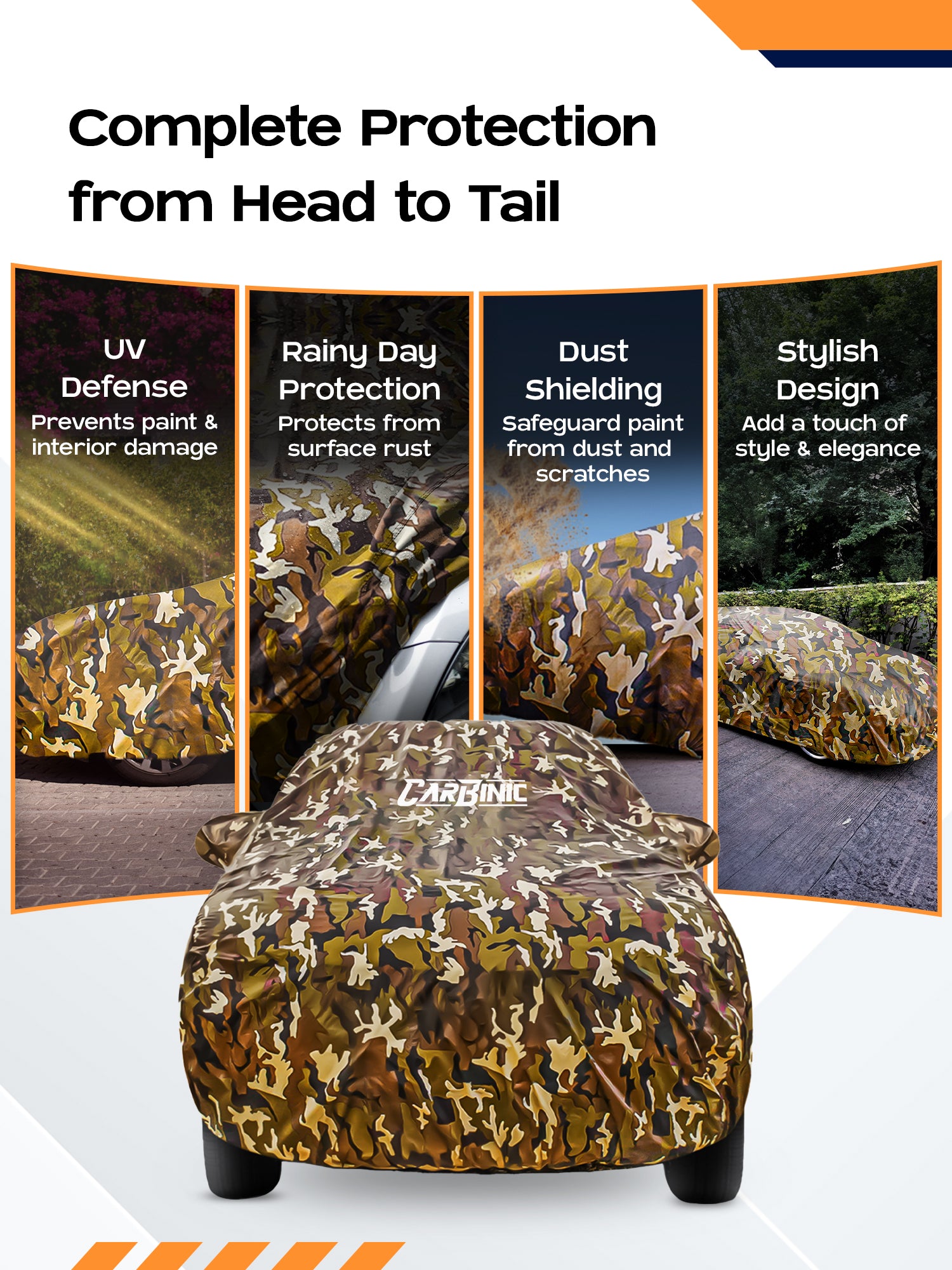 Carbinic car body cover - UV protection for vehicles