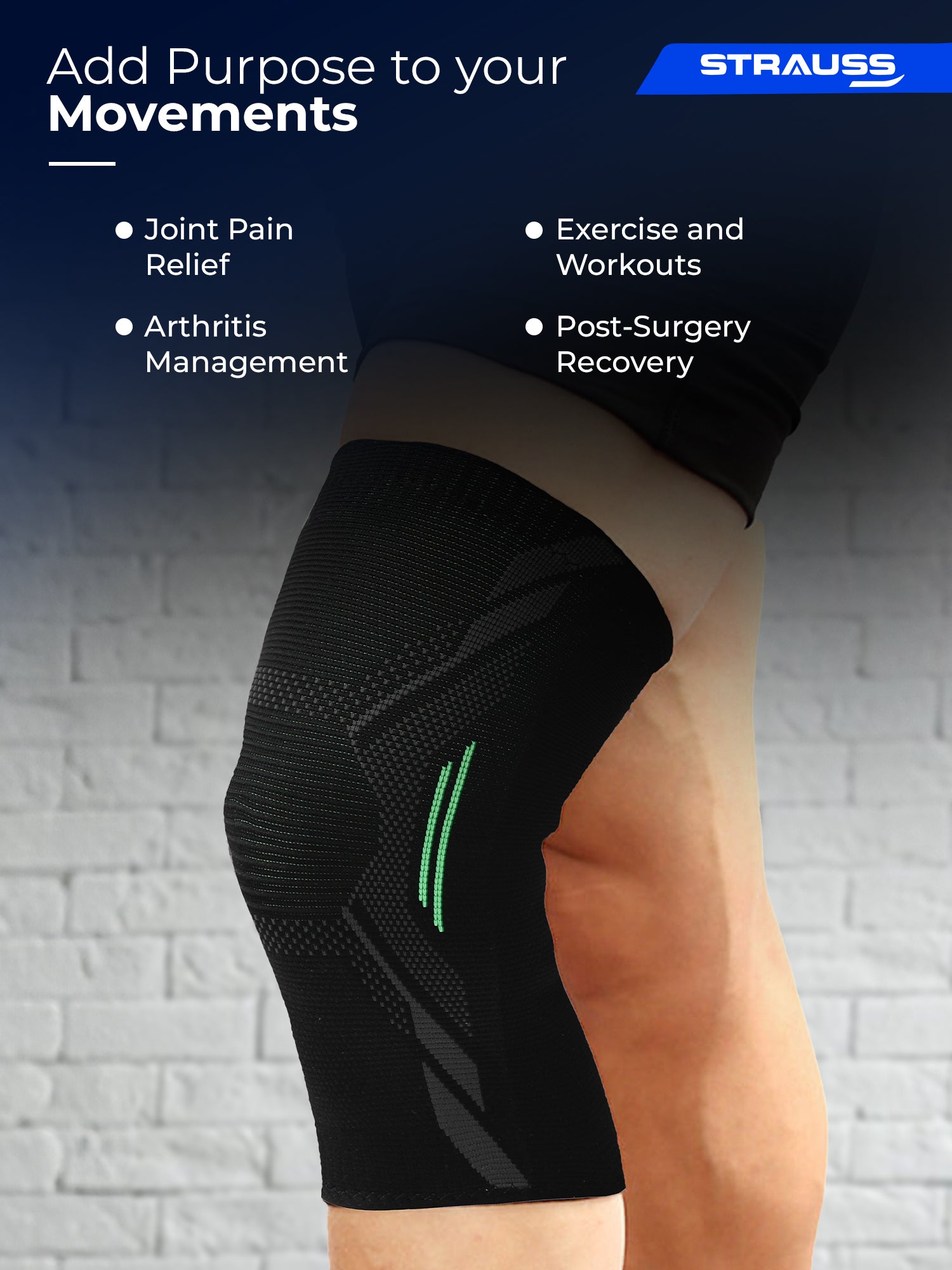 Strauss Sports knee brace - for household chores