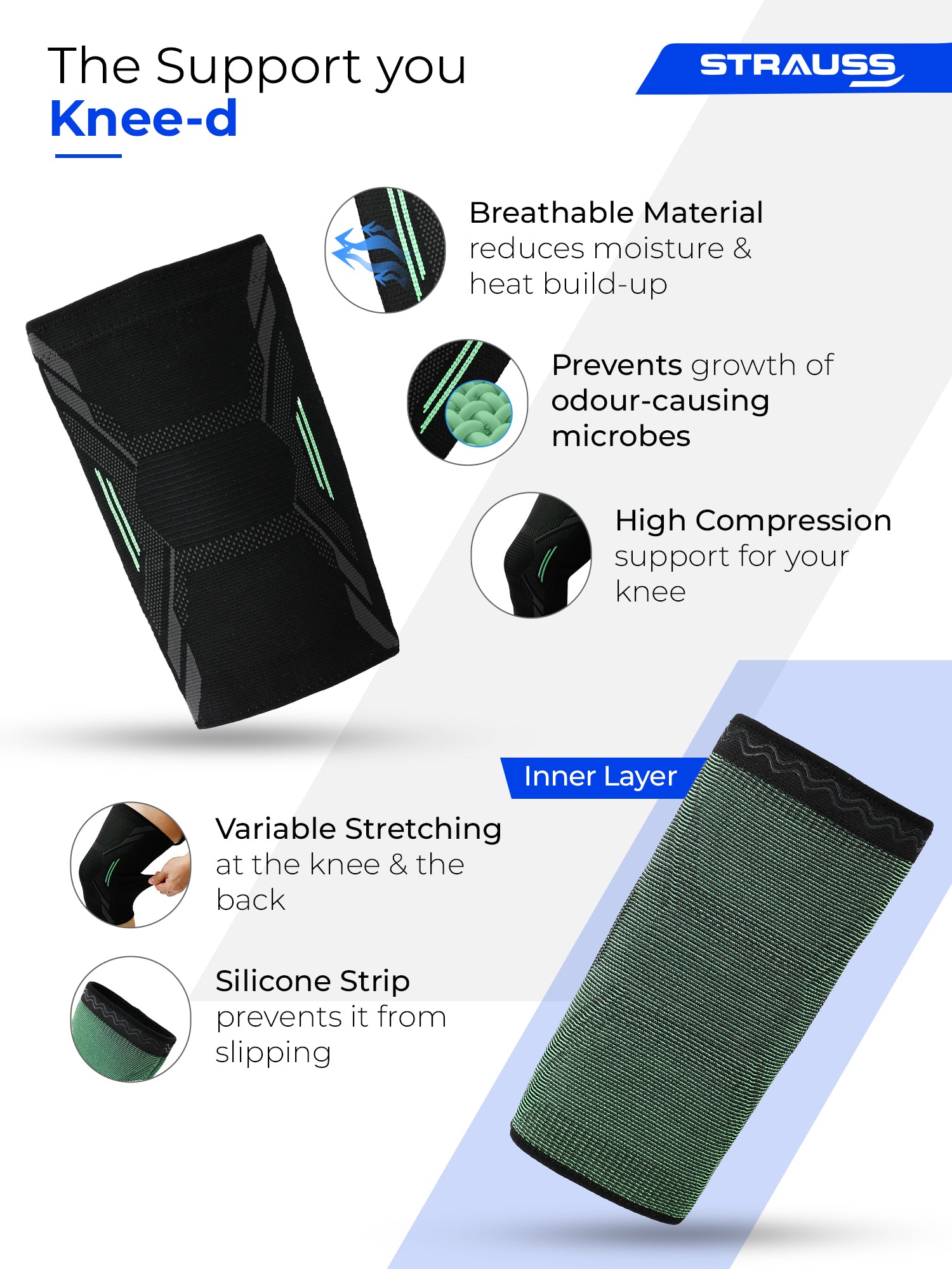 Strauss Sports knee brace - for walking