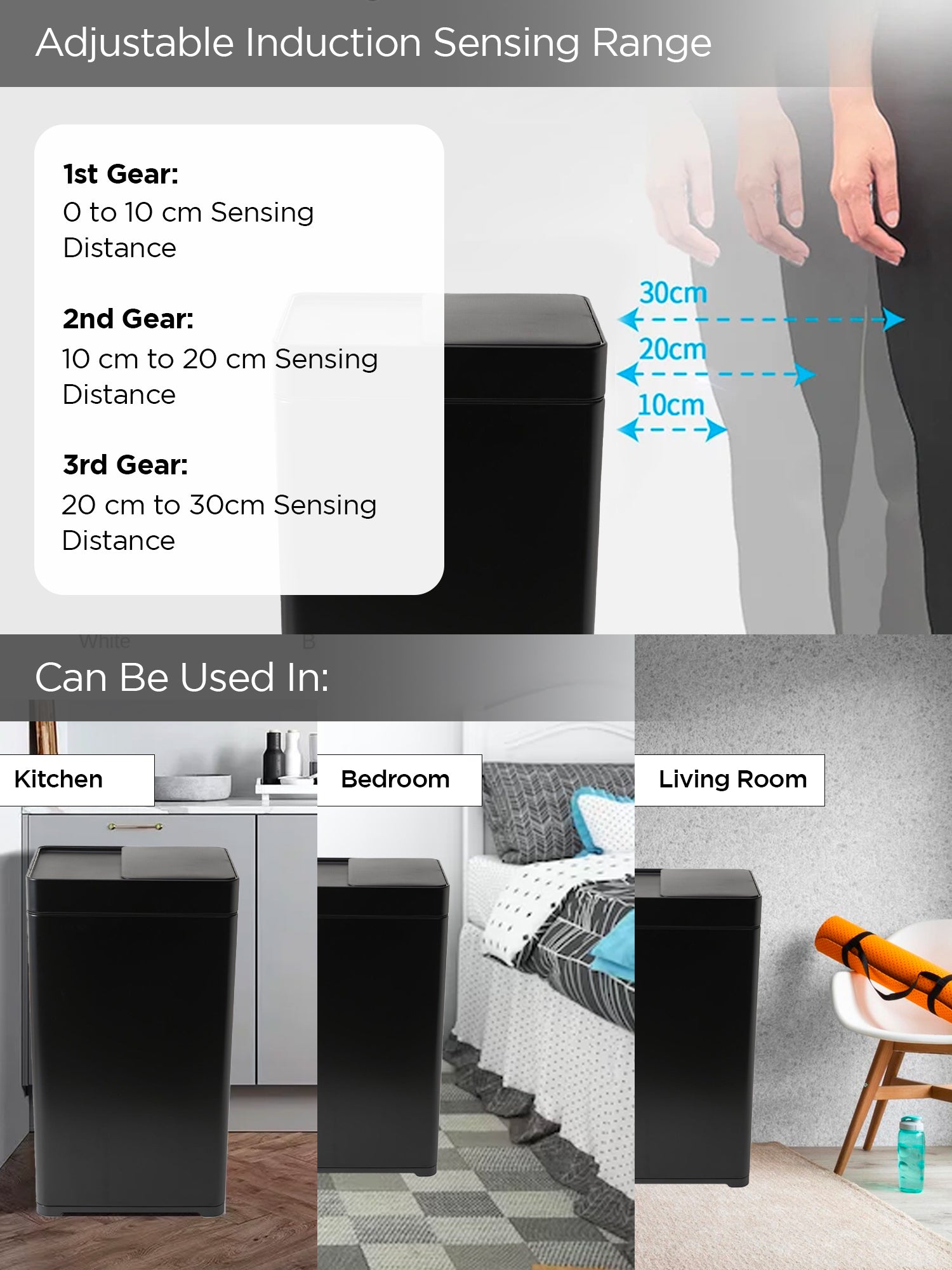 UMAI automatic sensor dustbin - Bathroom hygiene