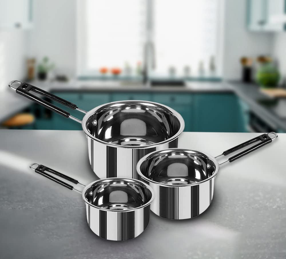 Kuber stainless steel saucepan - kitchen essentials