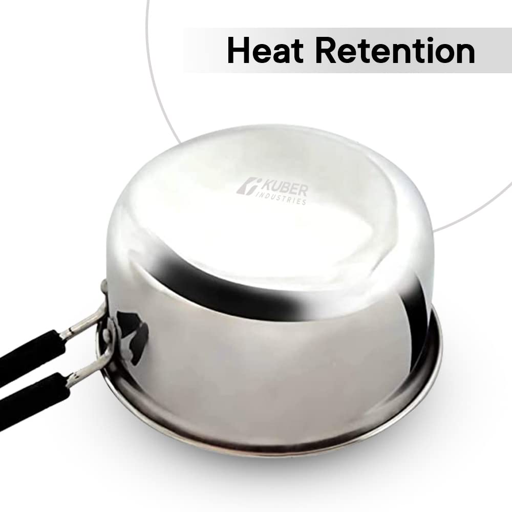 Kuber stainless steel saucepan - making tea