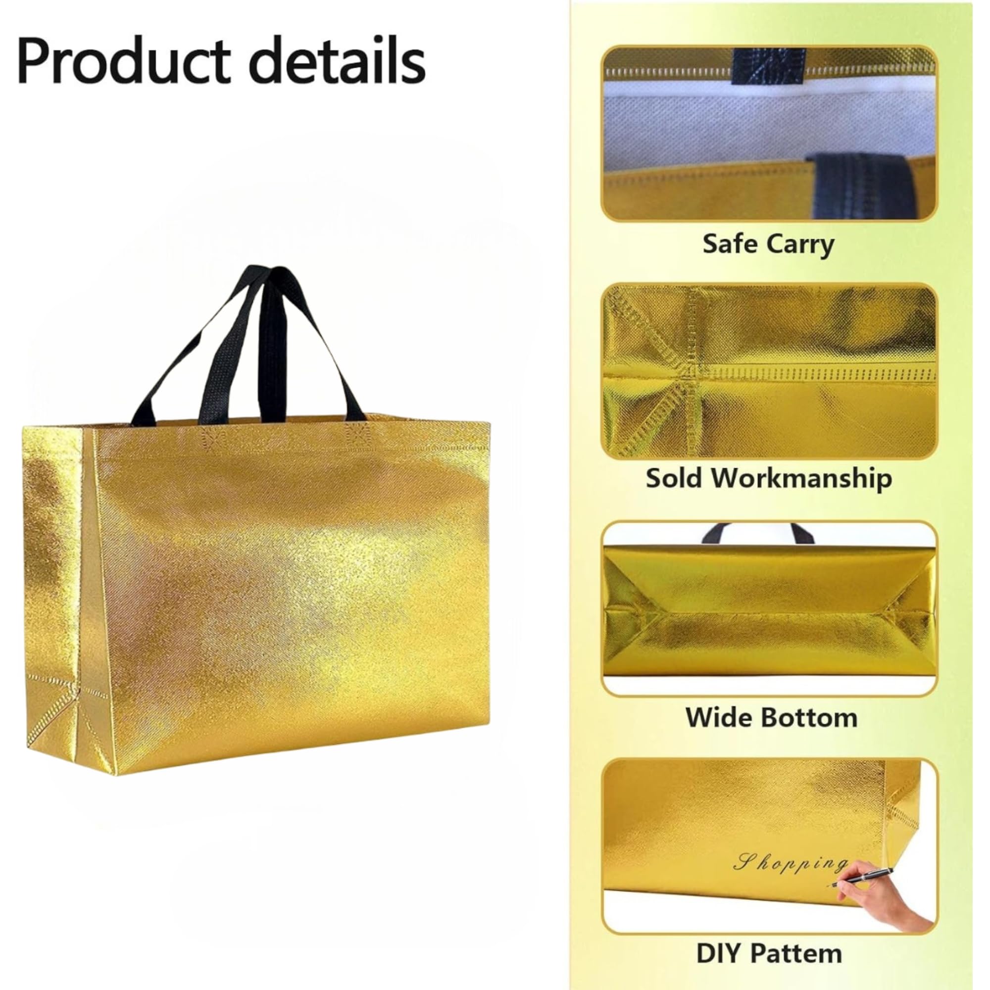 Evafly shiny metallic gift bags - corporate events