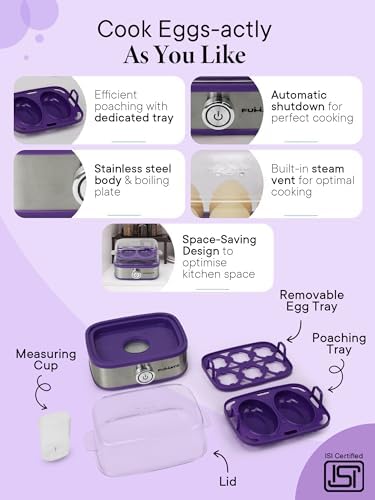 FUMATO 2-in-1 Egg Boiler - cooking eggs for breakfast