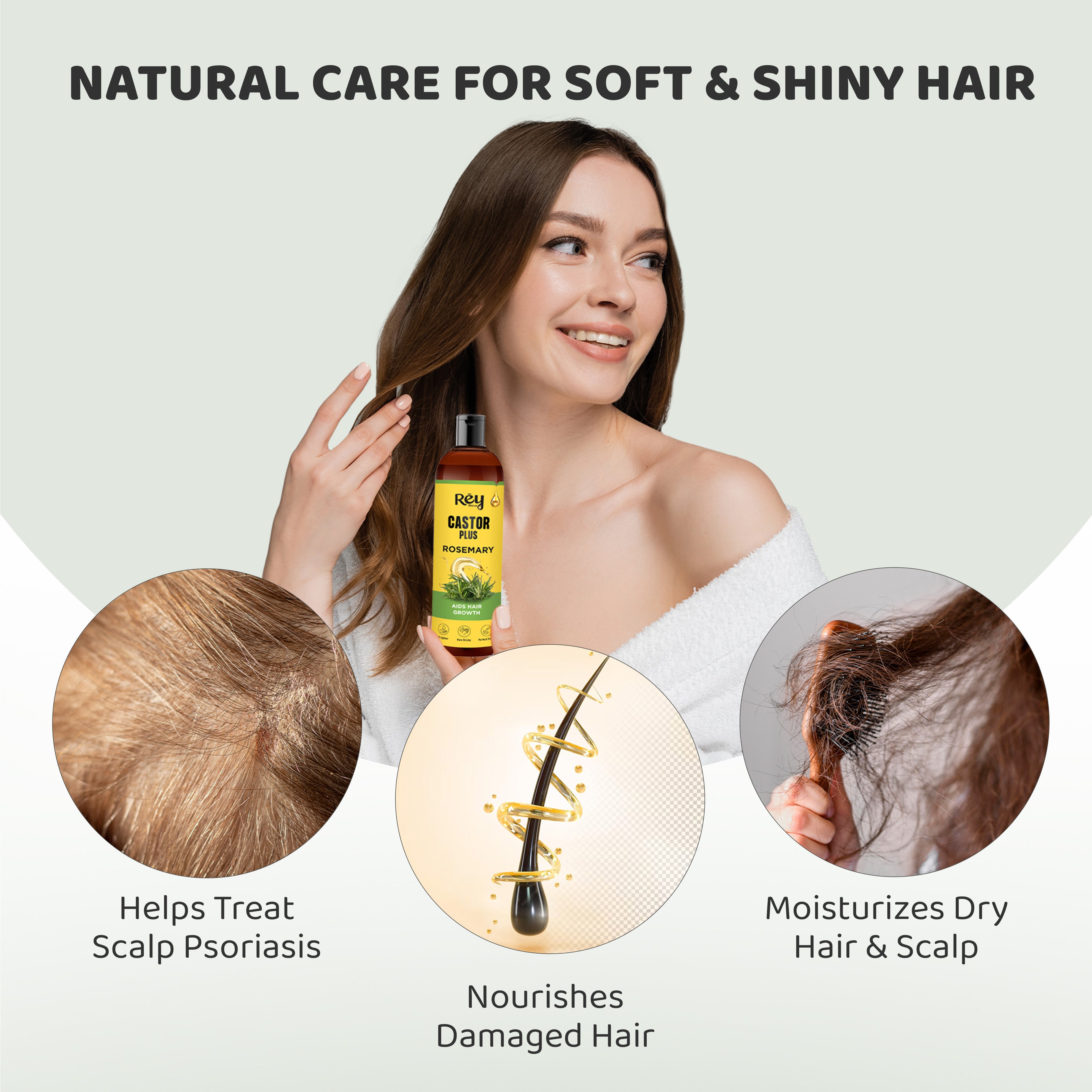 Rey Naturals Oil for Thicker Hair - Personal Care