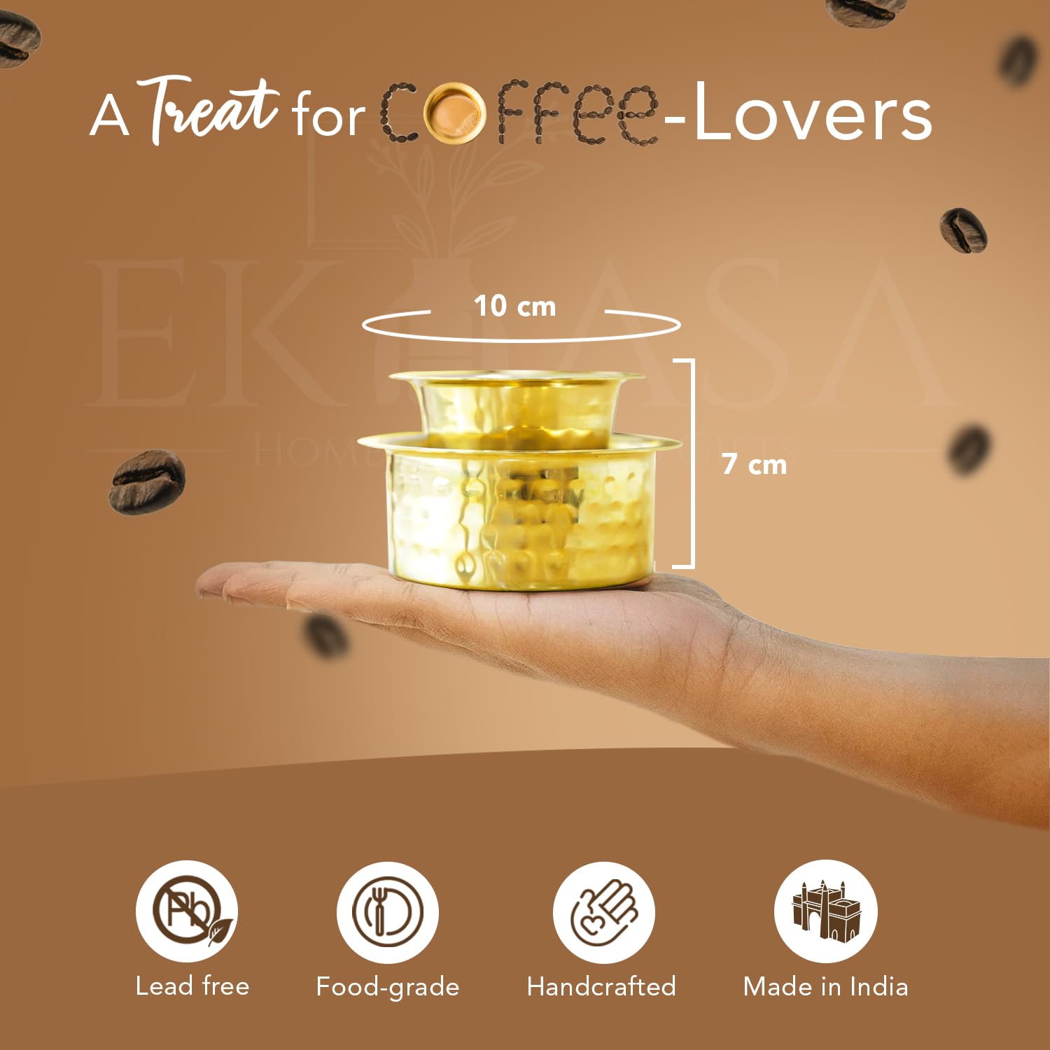 Ekhasa South Indian coffee cup set - traditional brewing