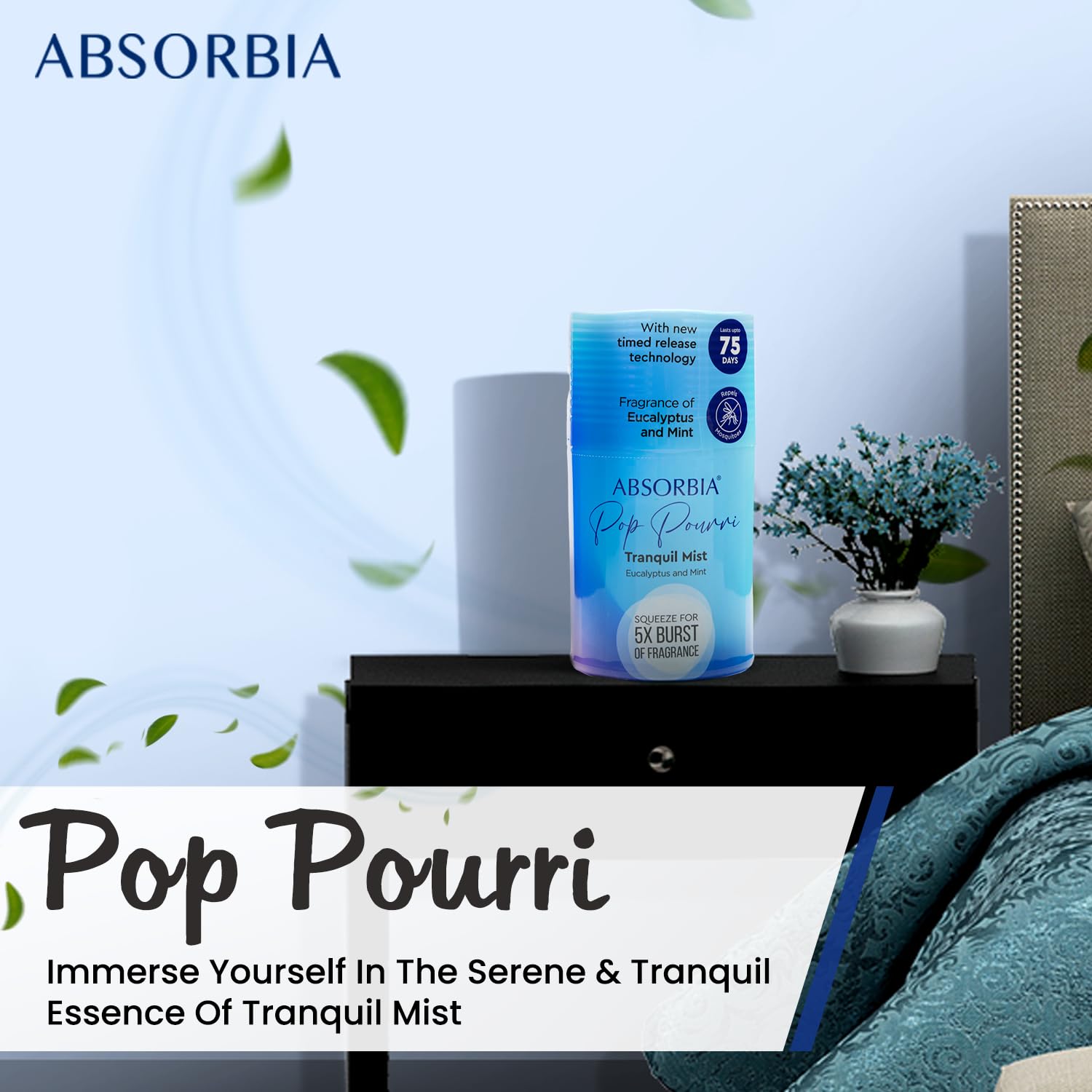 Absorbia air freshener - Serene living room atmosphere