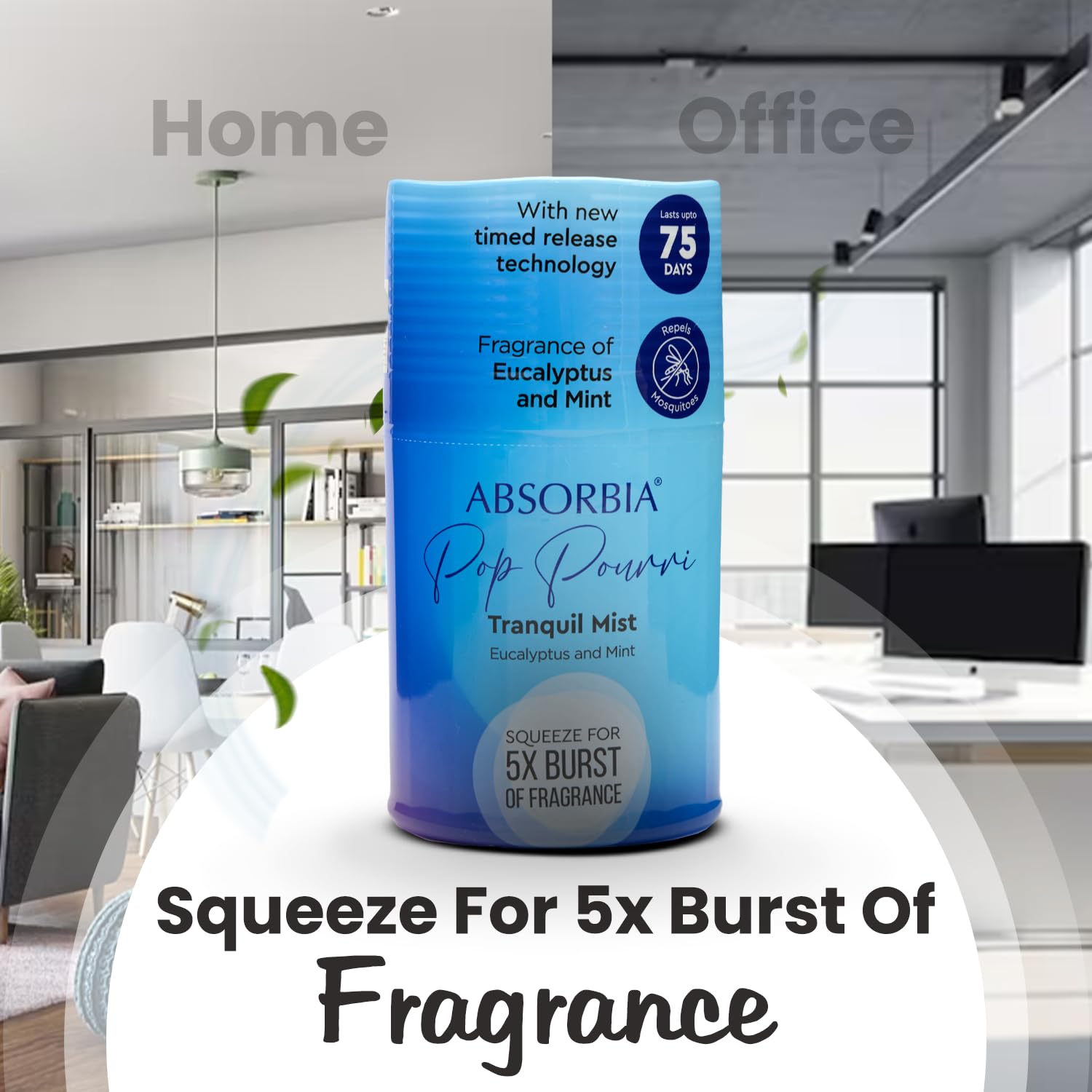 Absorbia air freshener - Fresh scent for bathrooms