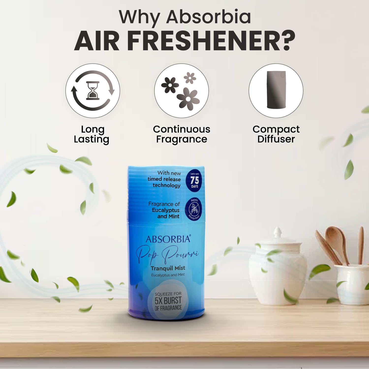 Absorbia air freshener - Home decoration use