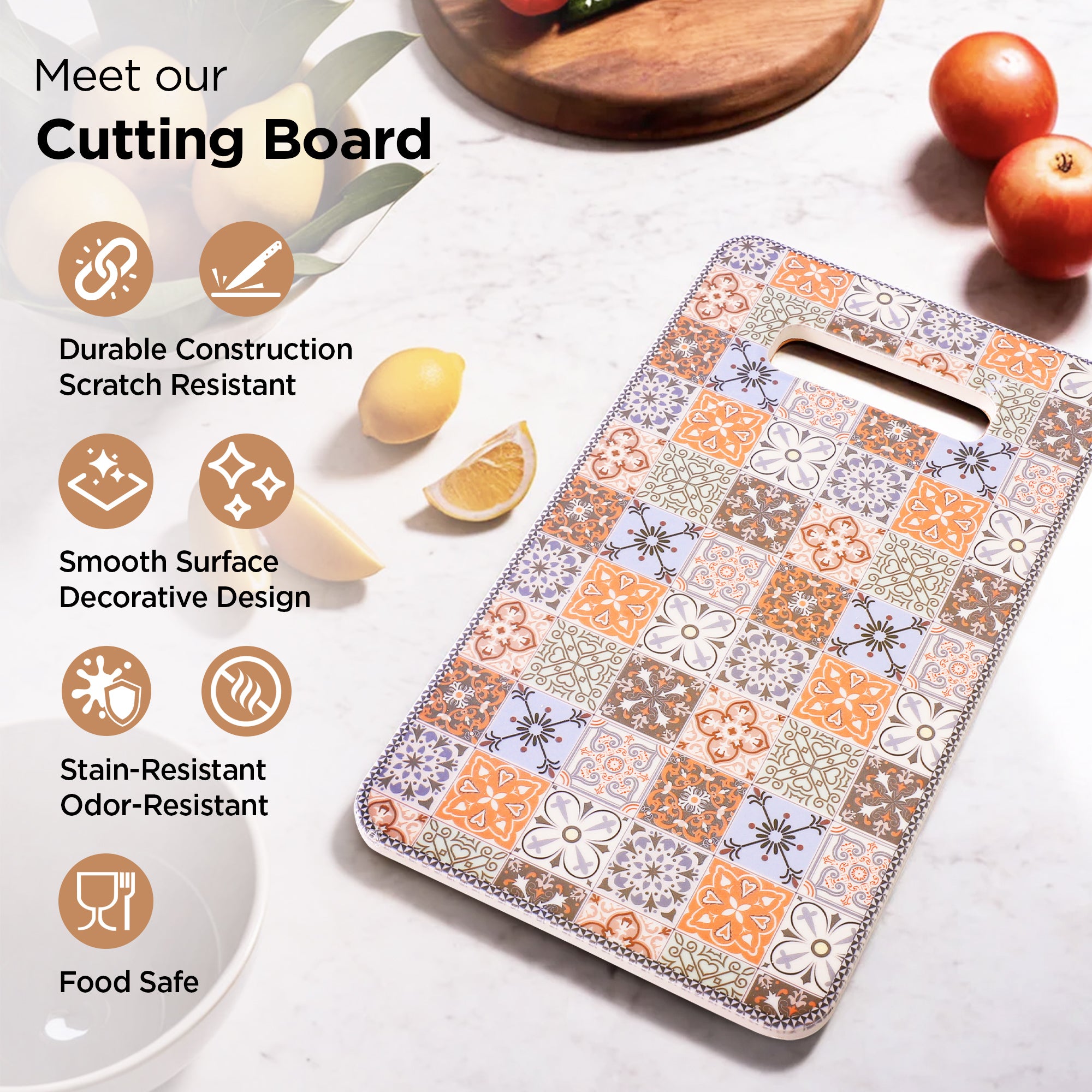 The Better Home ceramic board - sturdy cooking companion