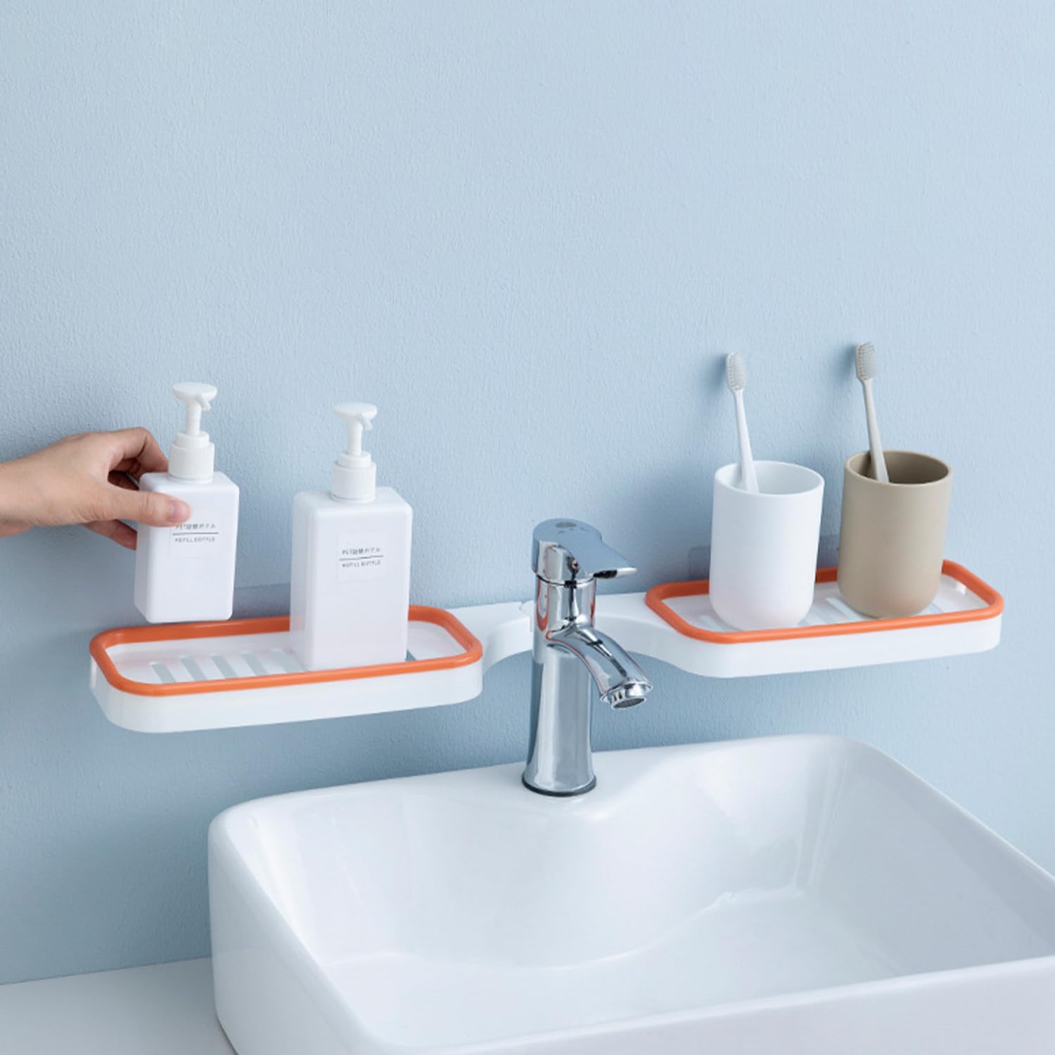 Kuber Industries Bathroom Shelf - Space-Saving Solution