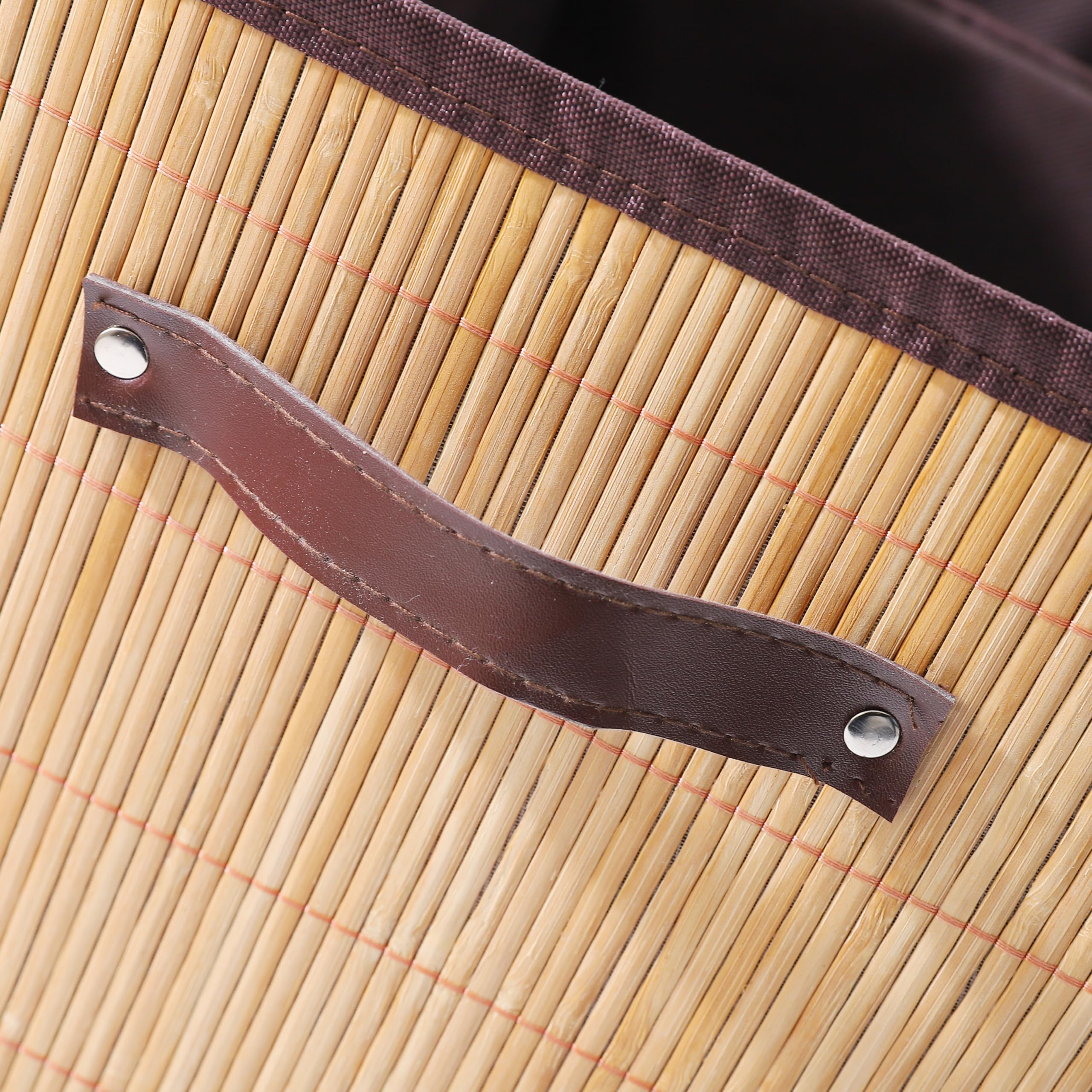 Kuber Bamboo Basket - Perfect for kids' toy storage