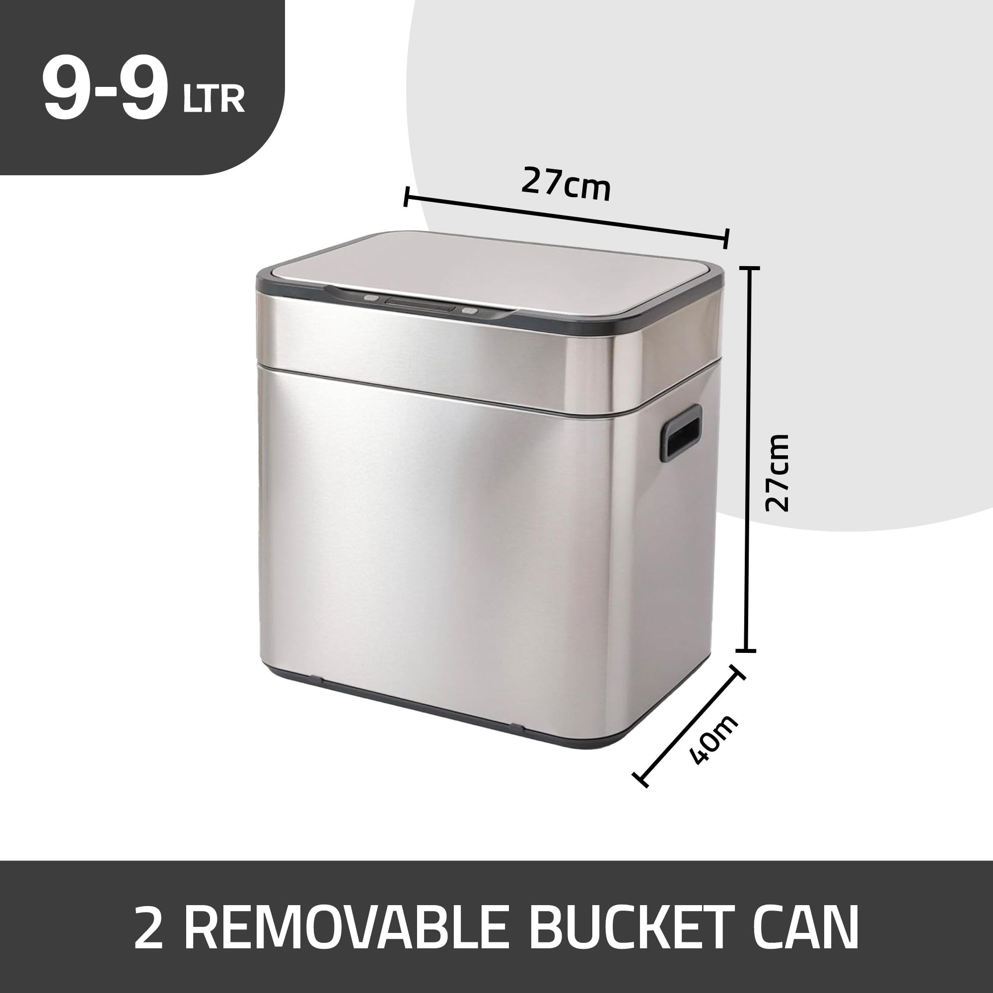 Kuber Industries sensor dustbin - Stylish design for living rooms
