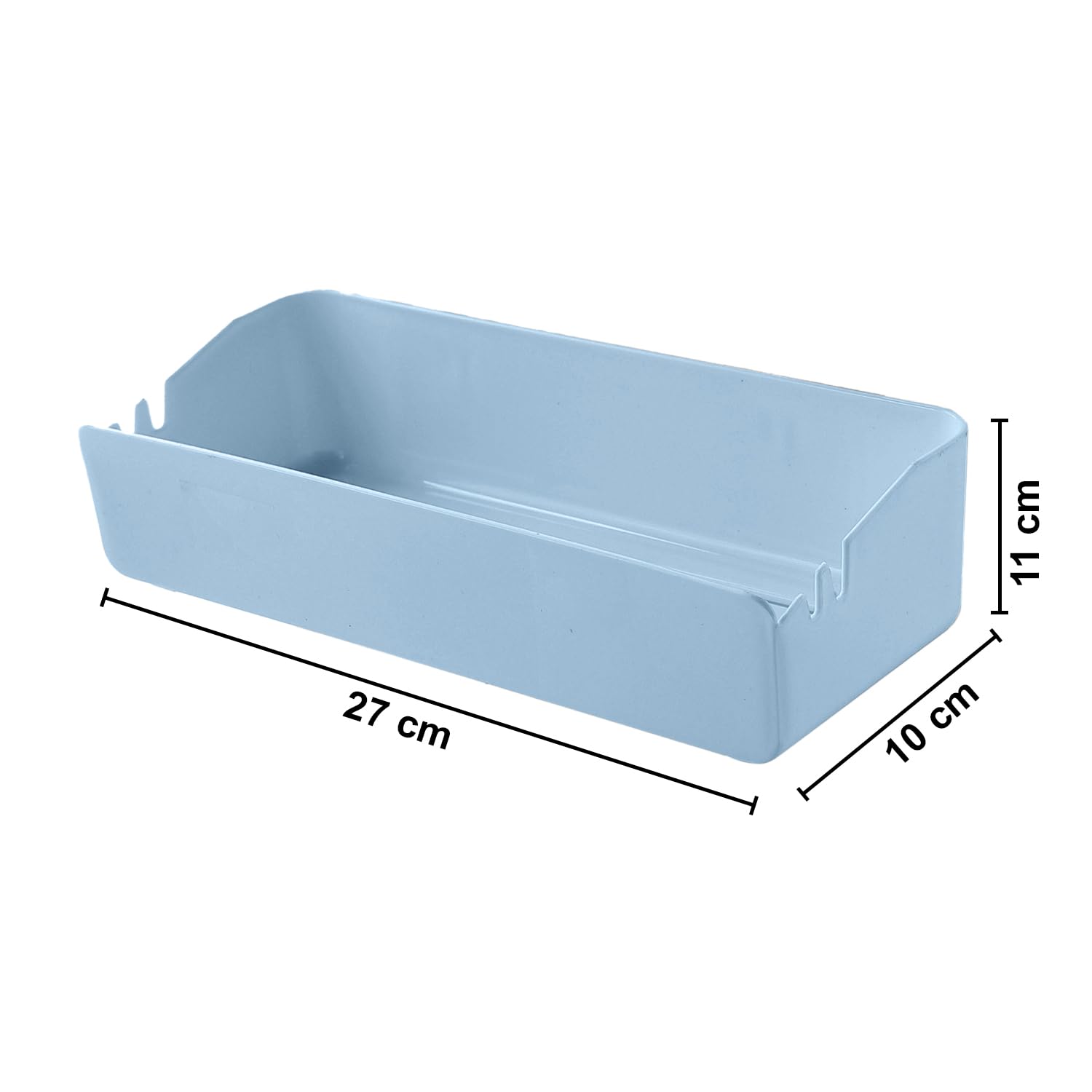 Kuber Industries blue bathroom shelf - ideal for small spaces