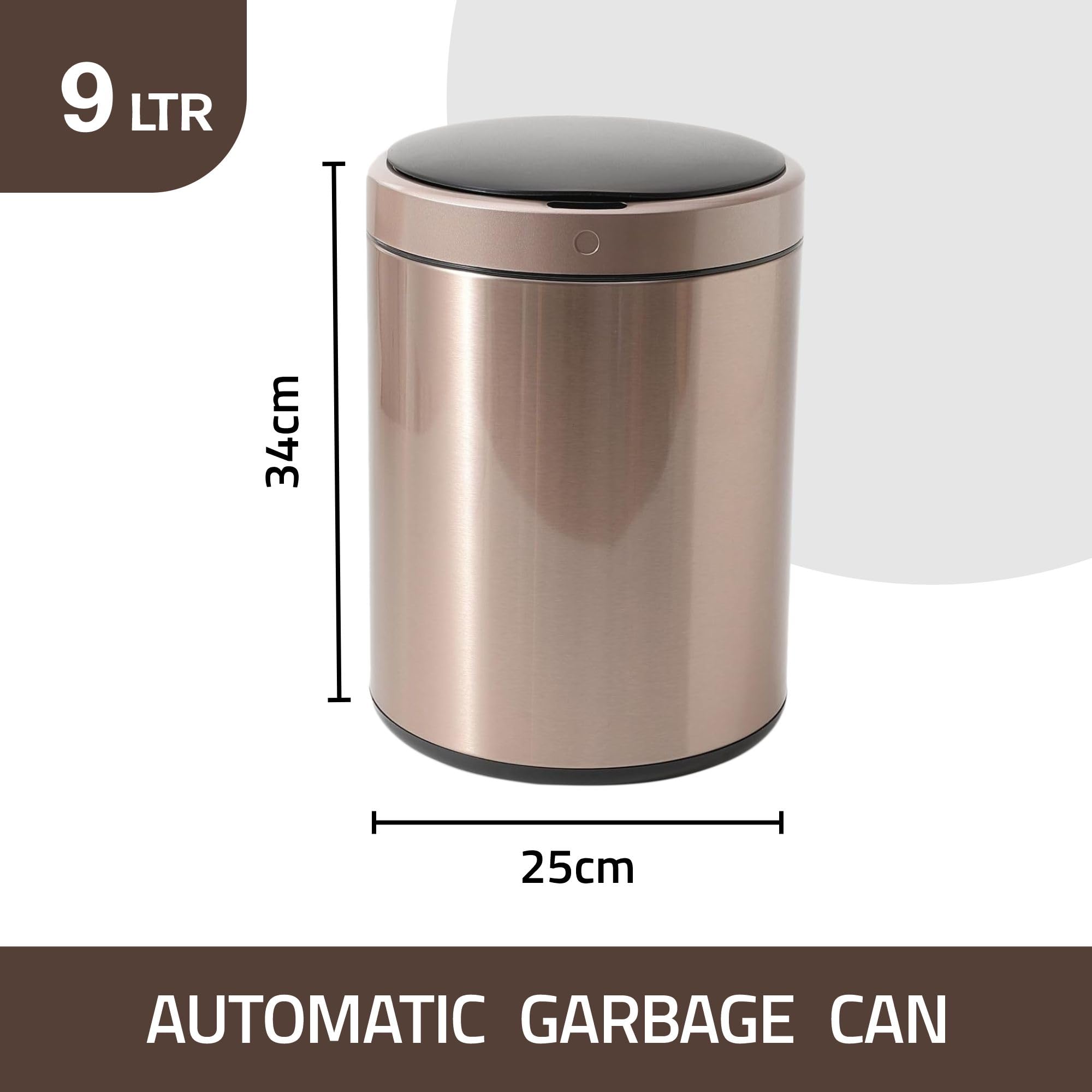 Kuber Industries Automatic Dustbin - Elegant living room accessory