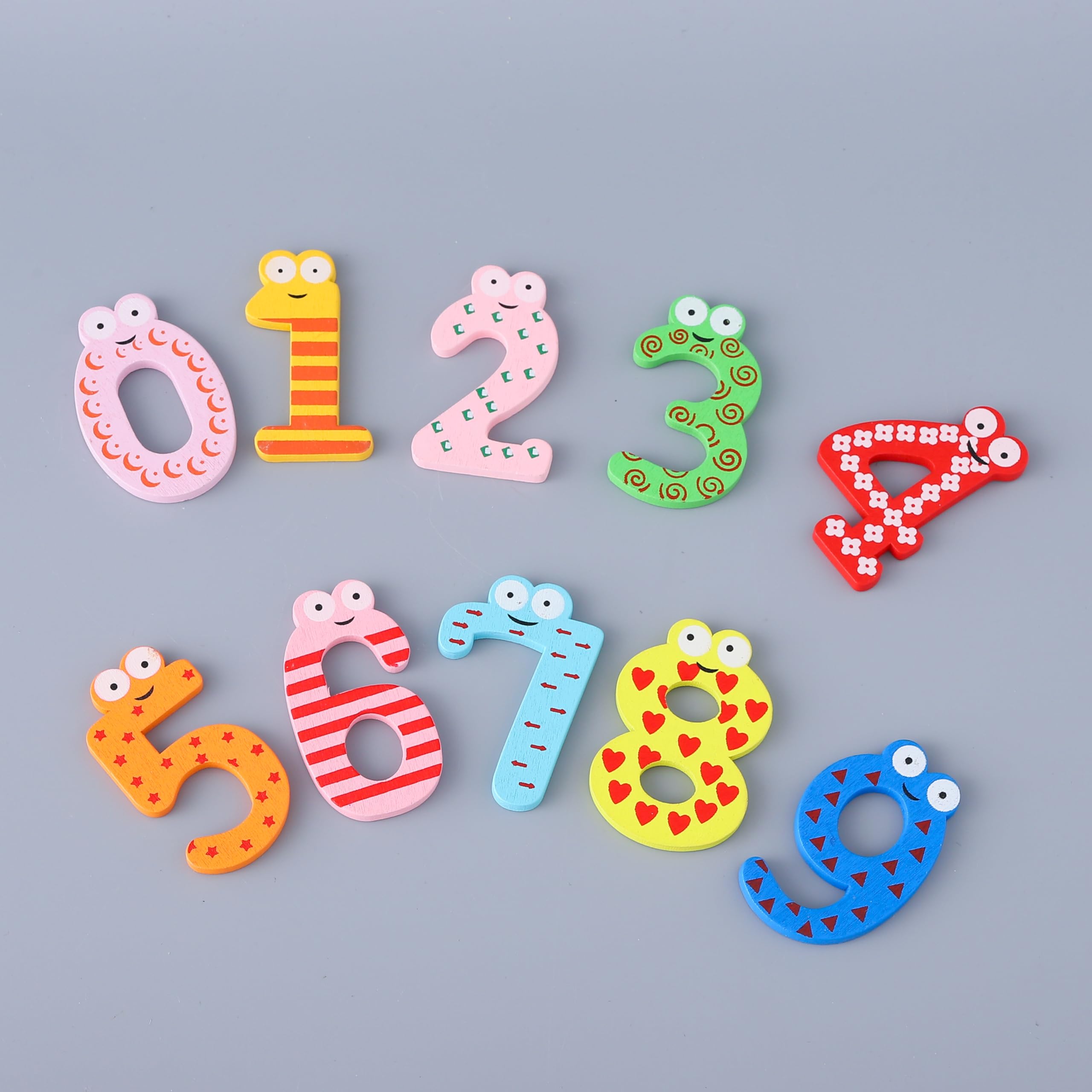 Kuber Industries wooden number magnets - interactive learning for kids