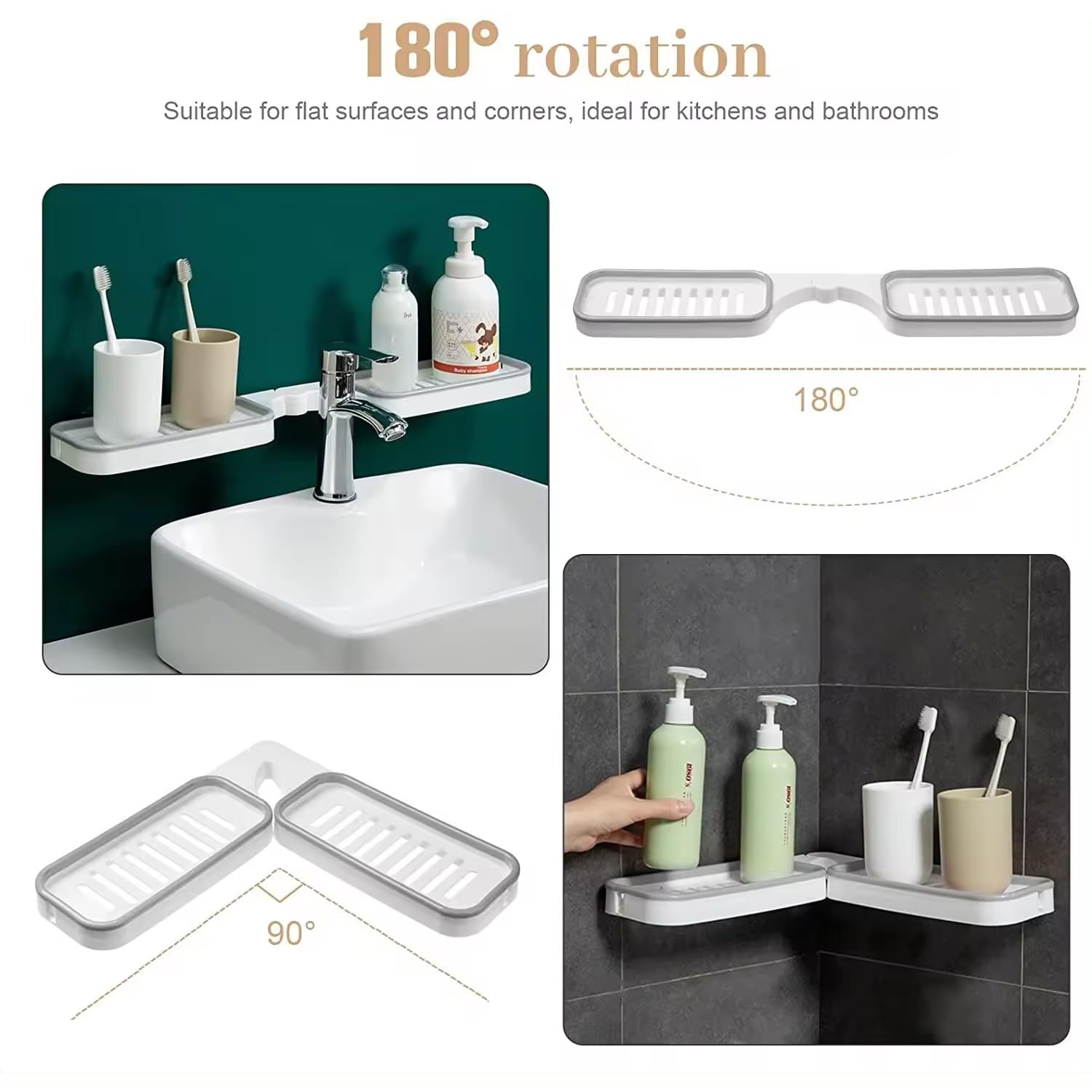 Kuber Industries bathroom shelf - perfect for kitchens