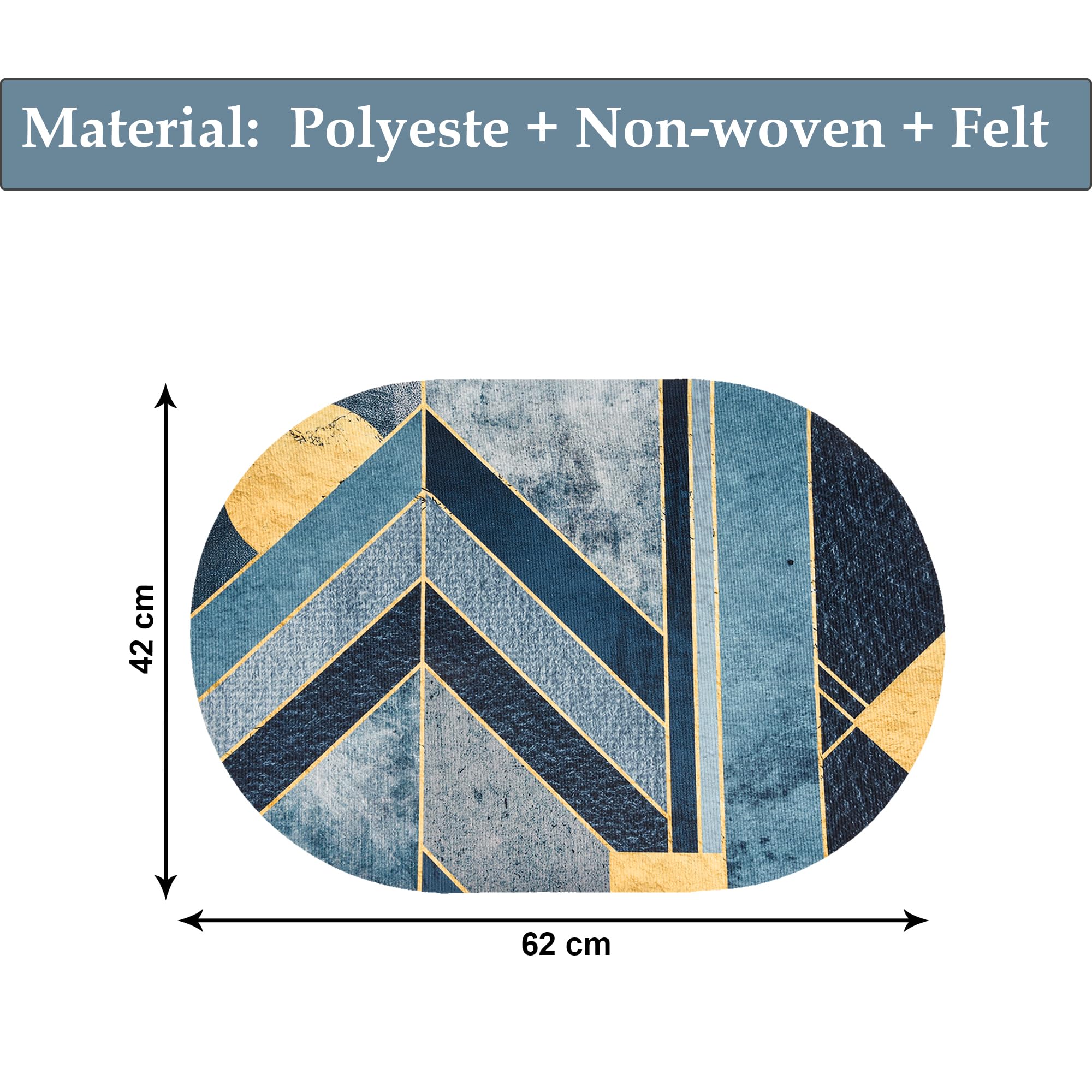 Kuber Industries anti-skid bath mat - versatile usage
