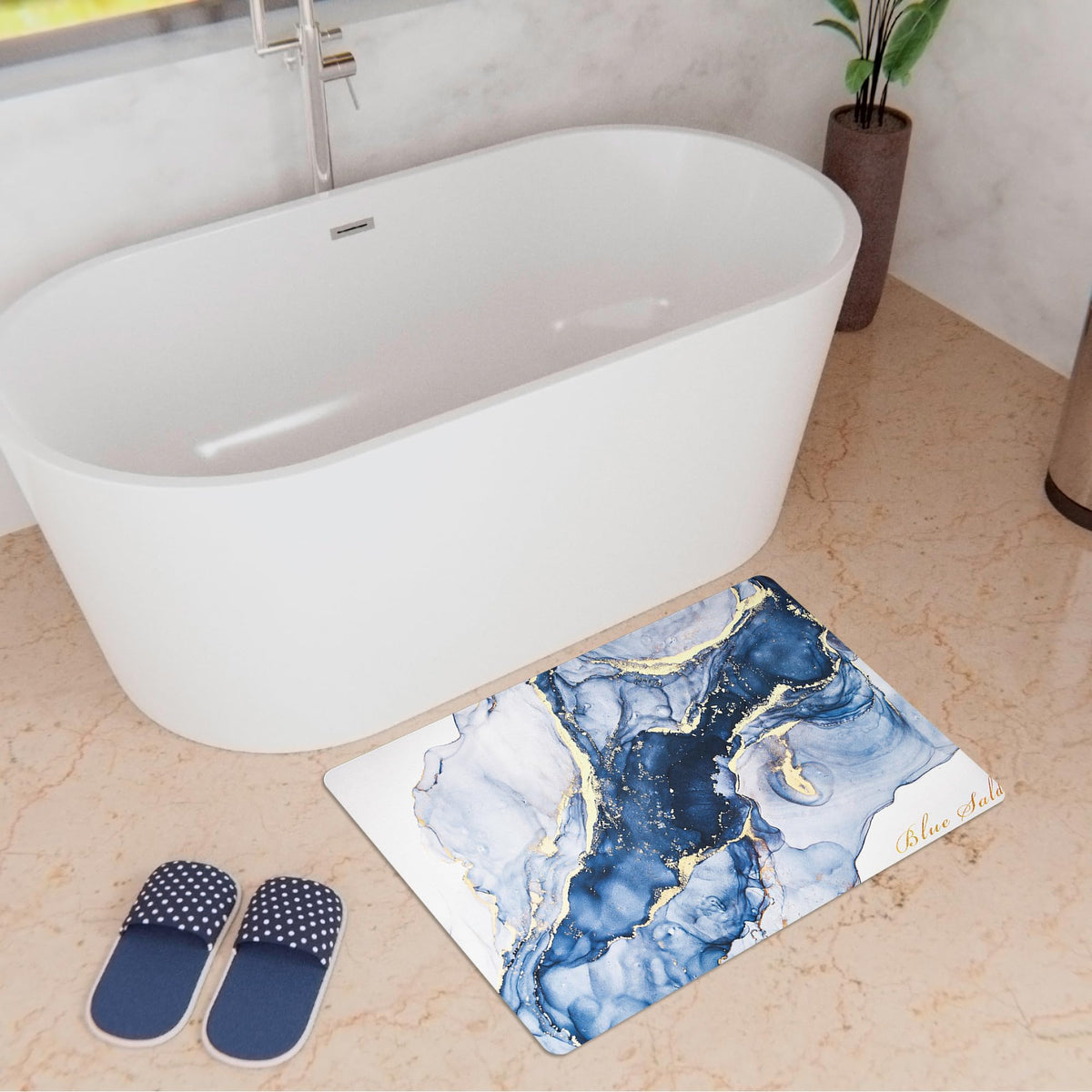 Kuber Industries Bath Mat Set - Eco-friendly comfort for families