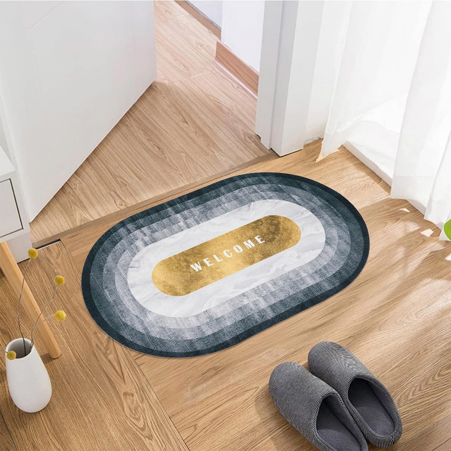Kuber Industries Non-Slip Doormat - Ideal for high-traffic areas