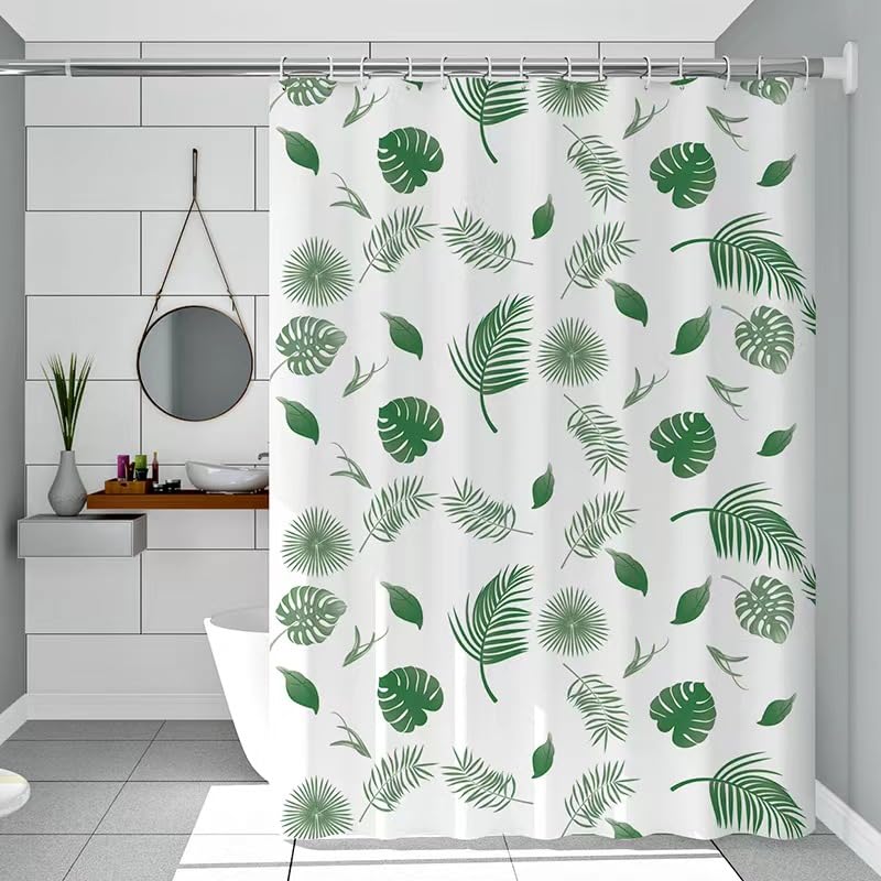 Kuber PEVA Shower Curtain - Multicolor design for luxury