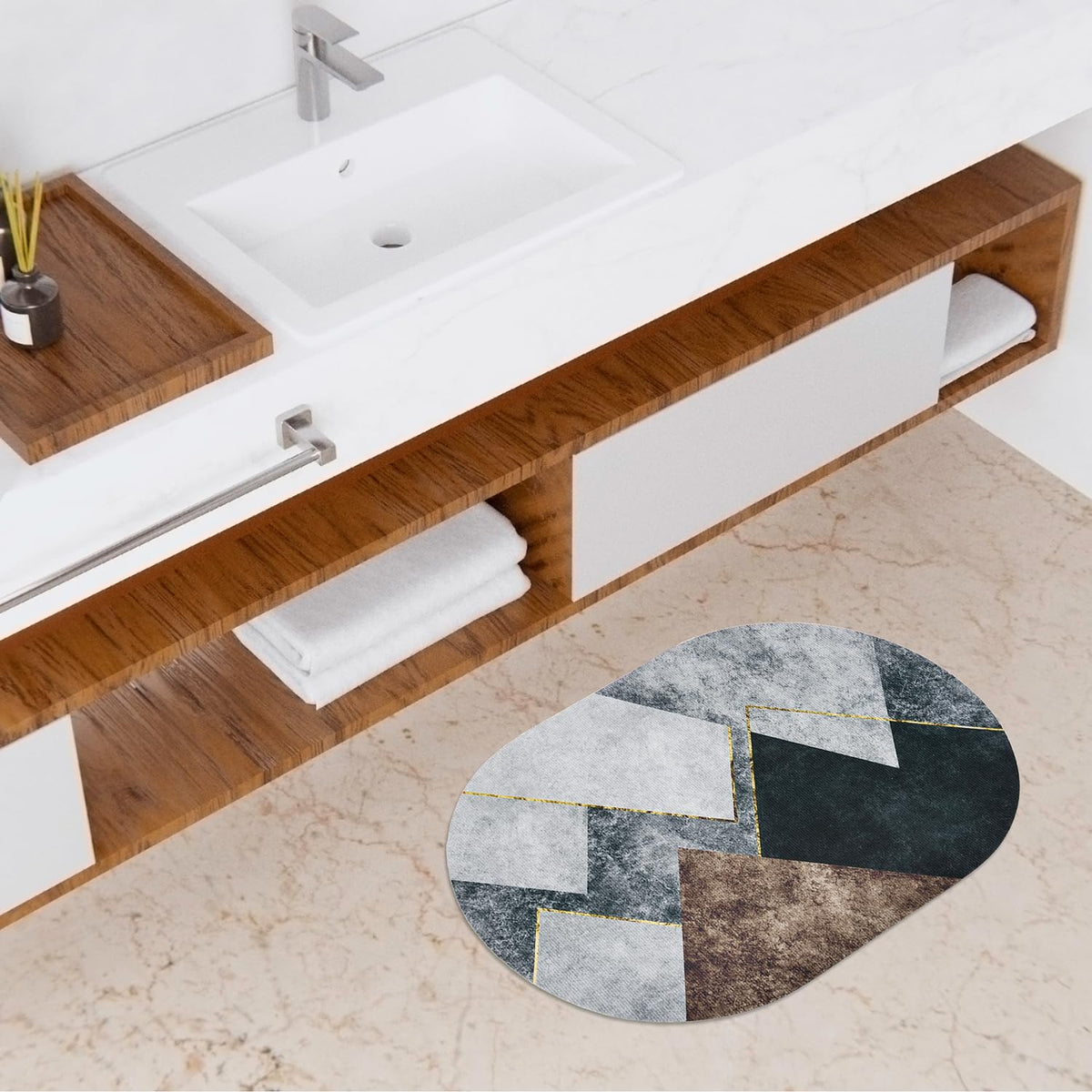 Kuber Industries Bath Mat - Eco-friendly and versatile