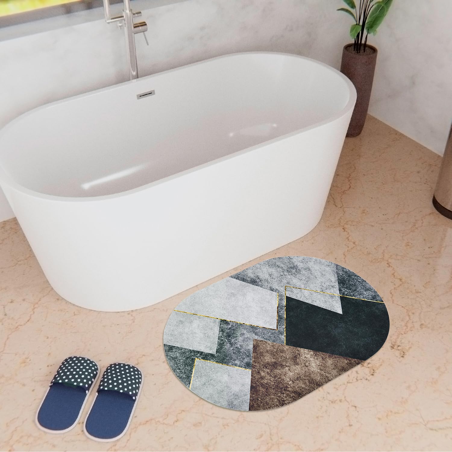 Kuber Industries Bath Mat - Perfect for entryway comfort