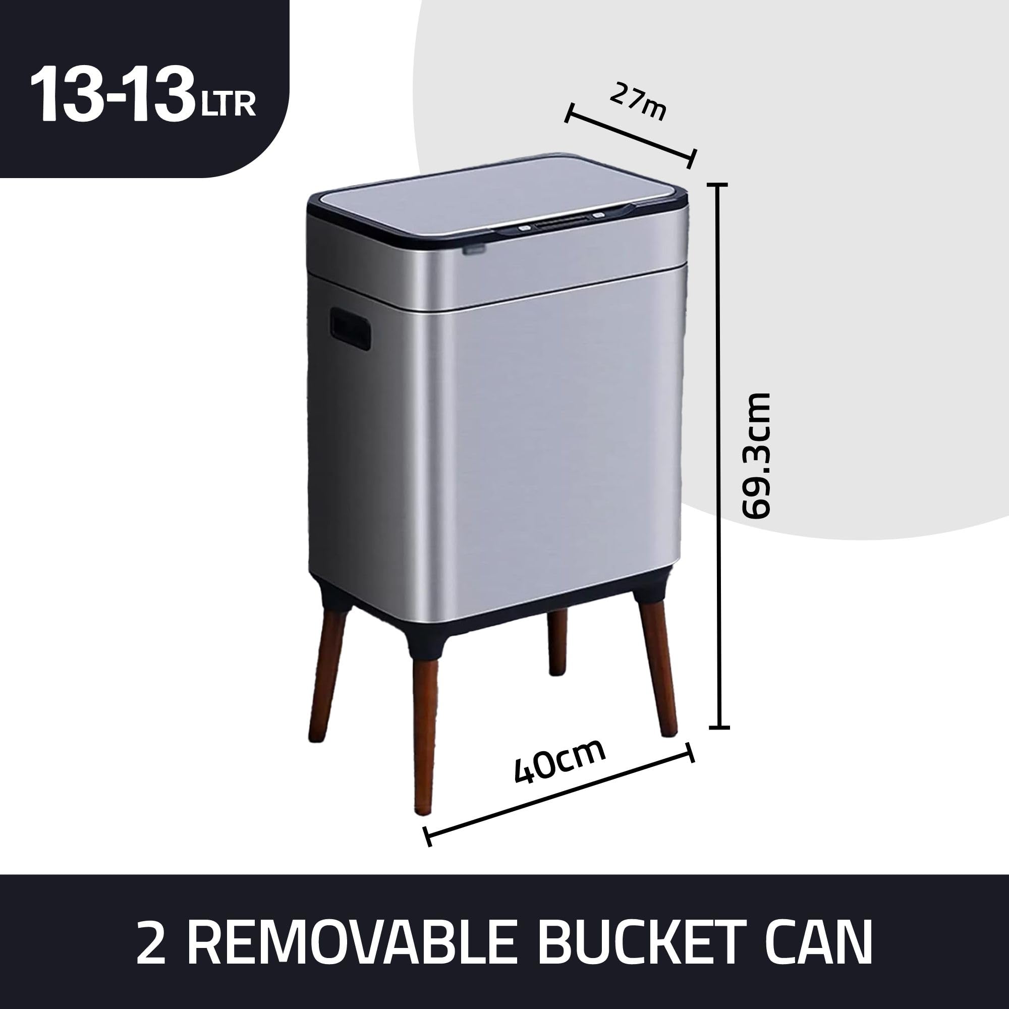 Kuber Industries automatic sensor dustbin - bathroom hygiene