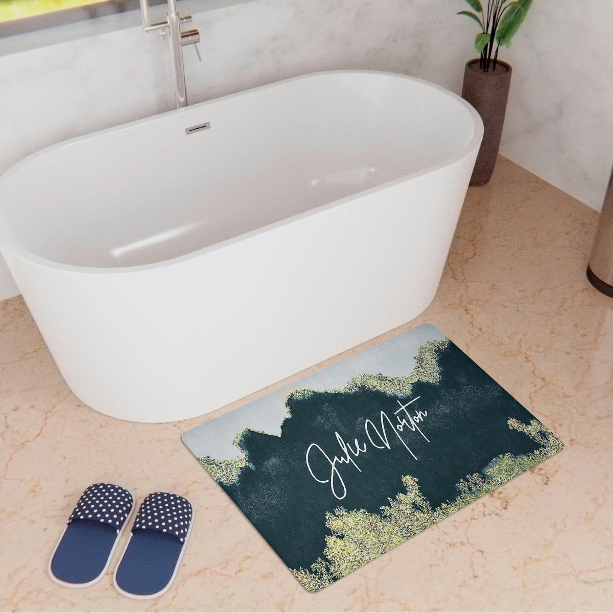 Kuber Absorbent Bath Mat - Home Decor Upgrade