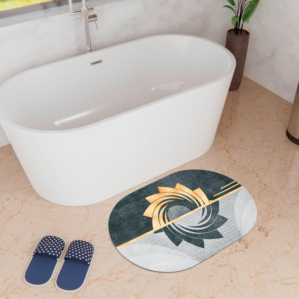 Kuber Industries durable bath mat - easy care and maintenance