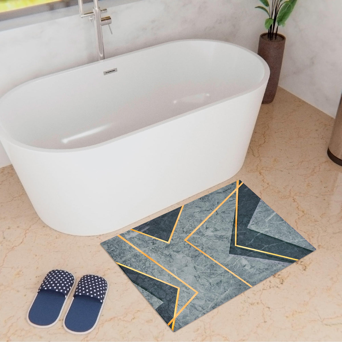 Kuber Industries bath mat - Comfortable shower mat