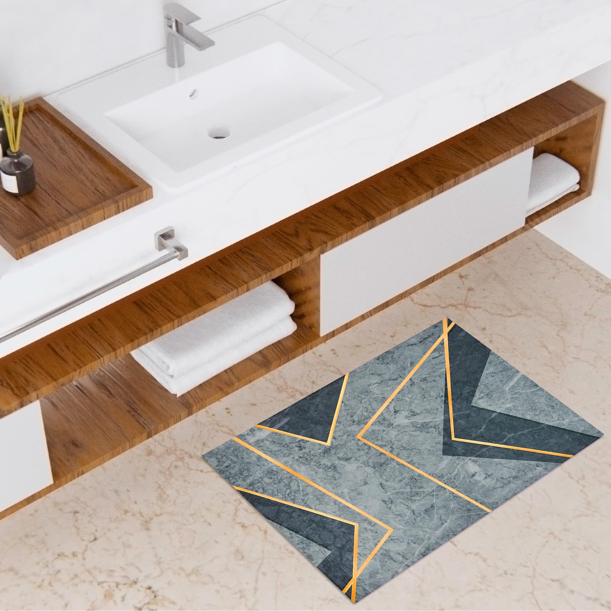 Kuber Industries bath mat - Soft bathroom decor