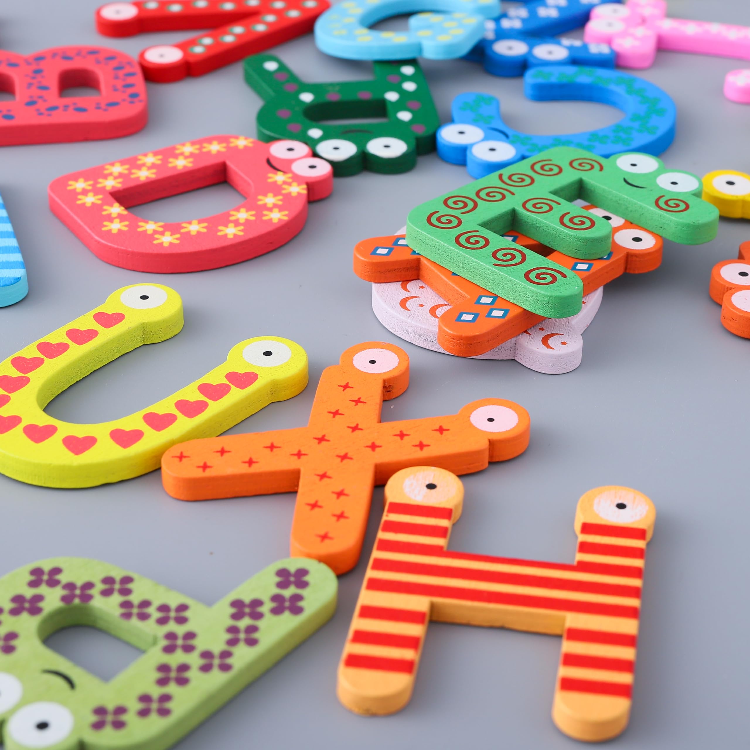 Kuber Industries fridge magnets - fun spelling practice