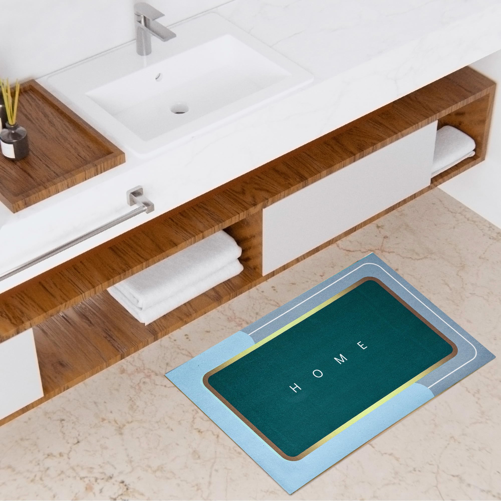 Kuber Industries bath mat - Soft and luxurious underfoot