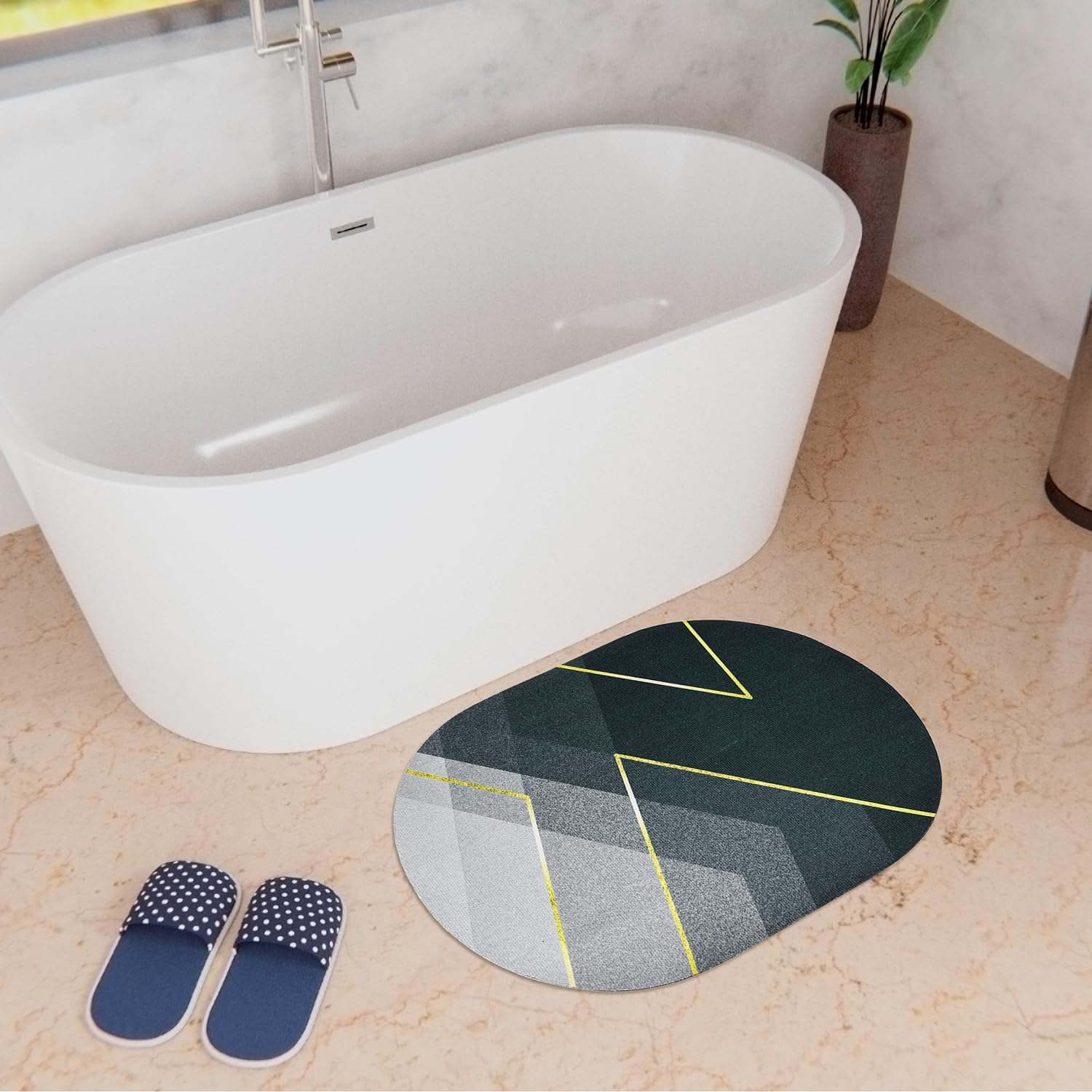 Kuber Industries Stylish Bath Mat - Gift for home