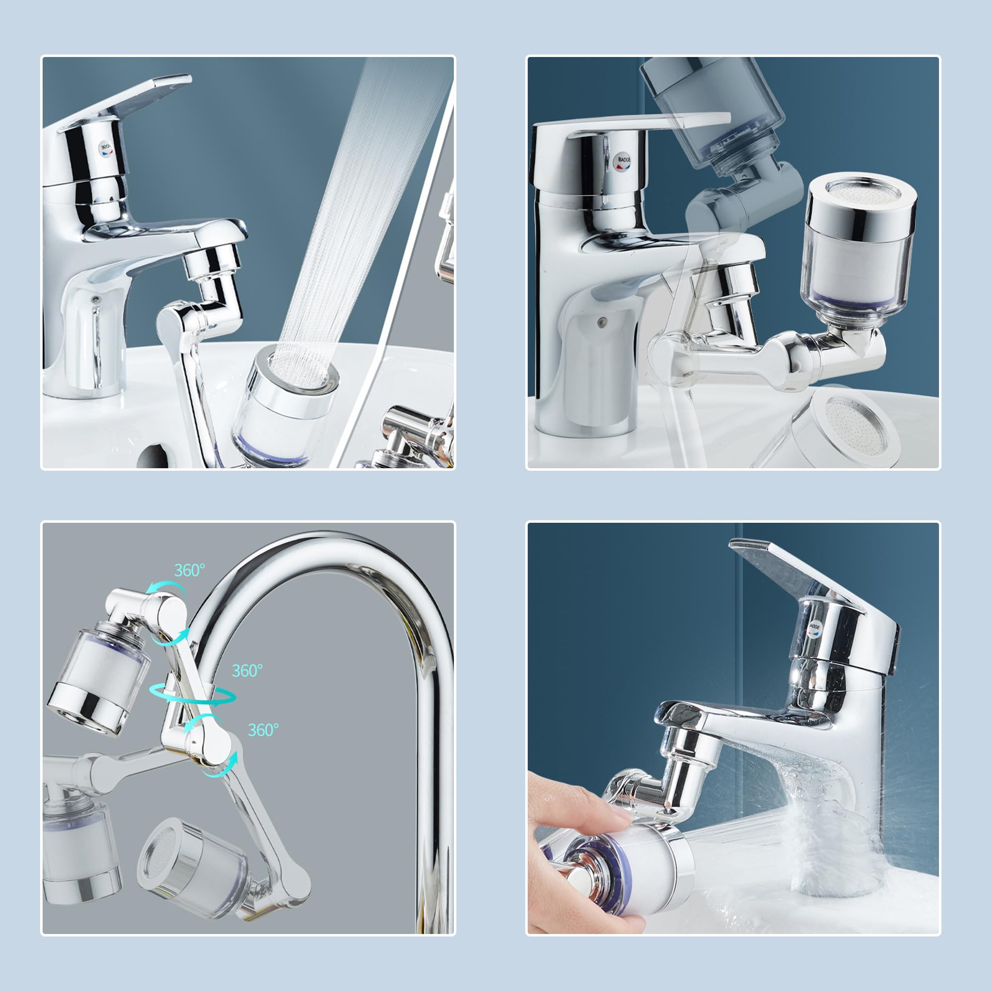 Kuber Industries Kitchen Faucet - Water-saving technology