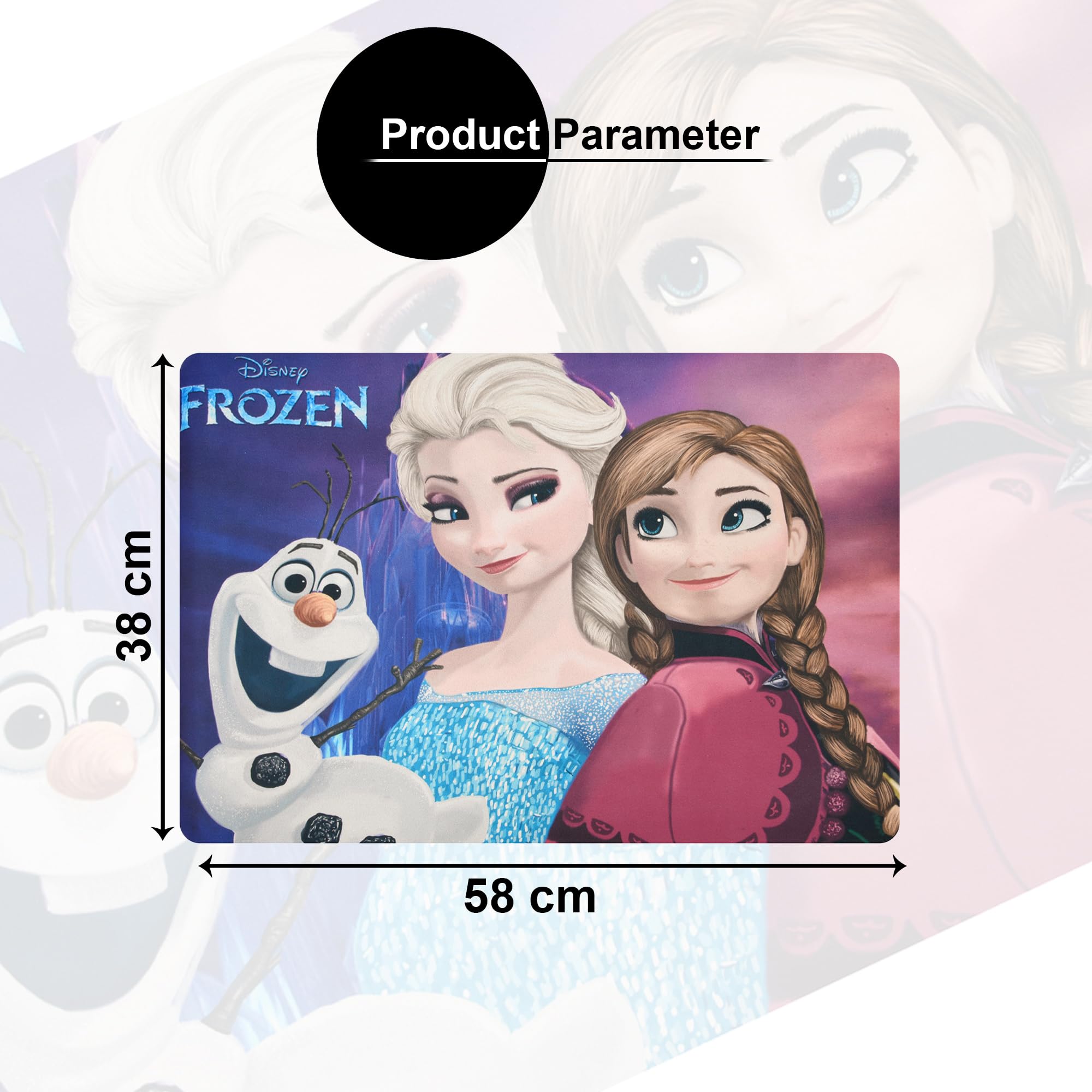 Kuber Industries Disney Frozen Bathmat - rapid water absorption feature