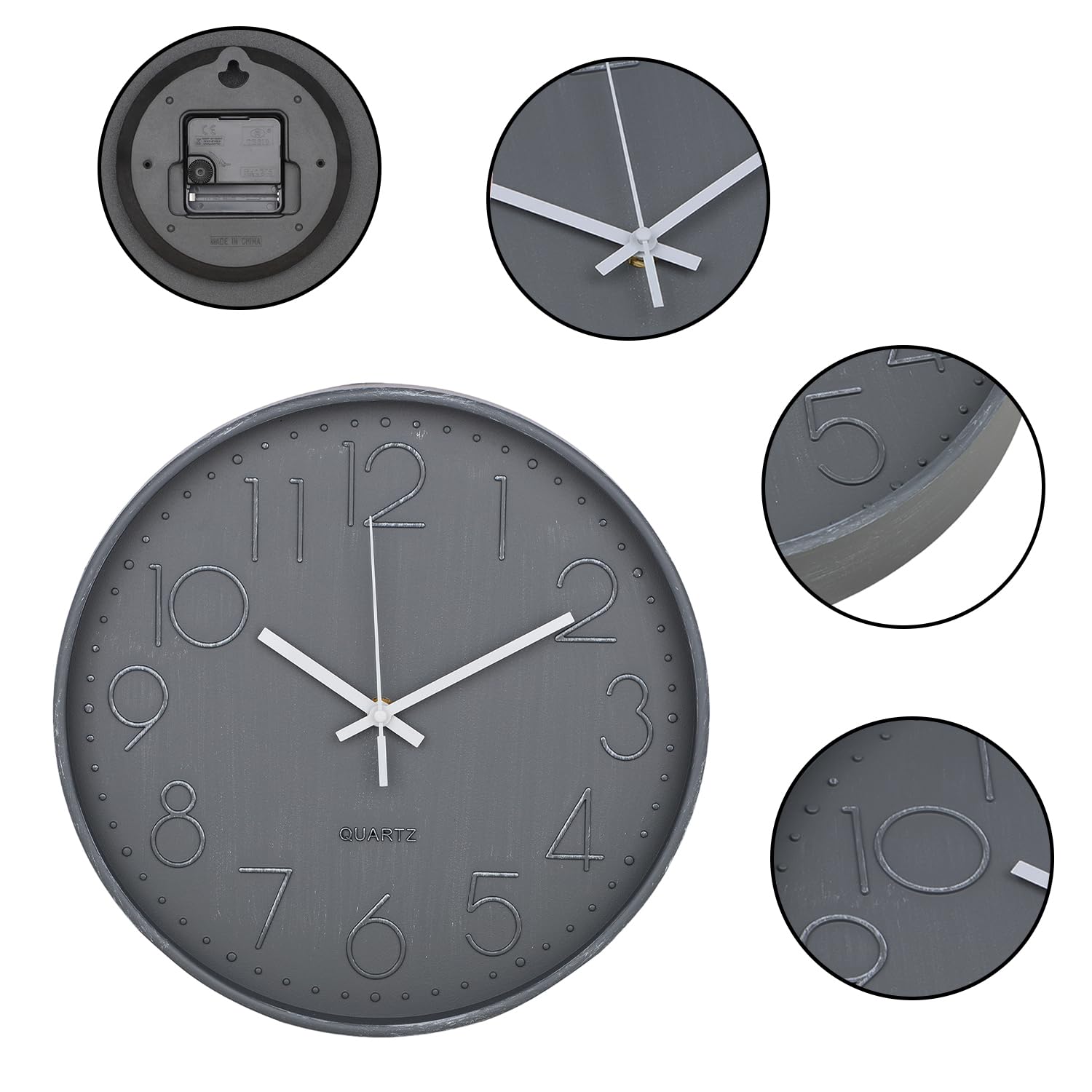 Kuber Industries wall clock - Bedroom design