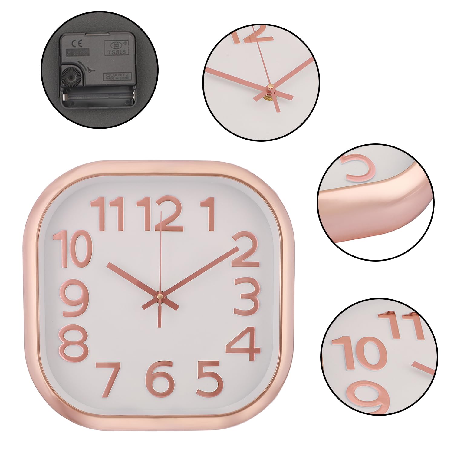 Kuber Industries wall clock - stylish office timepiece
