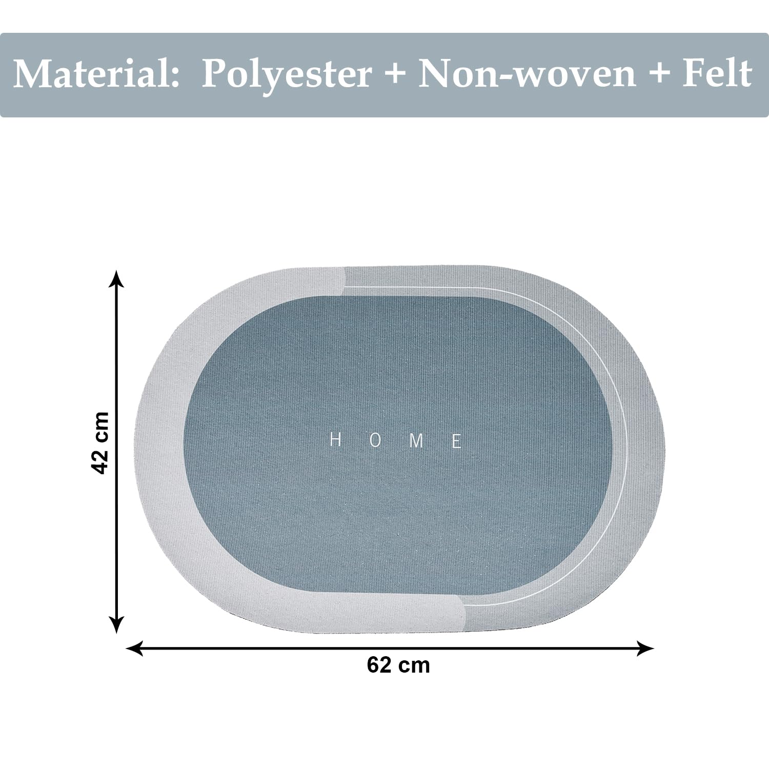 Kuber Industries Polyester Bath Mat - Shower use