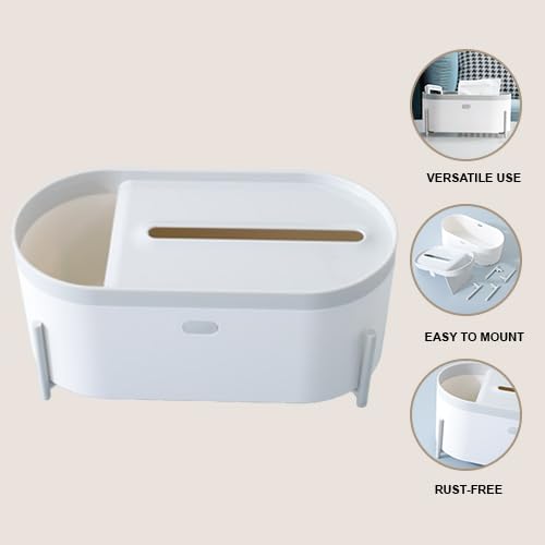 Kuber Industries tissue paper holder - sleek wall-mounted design