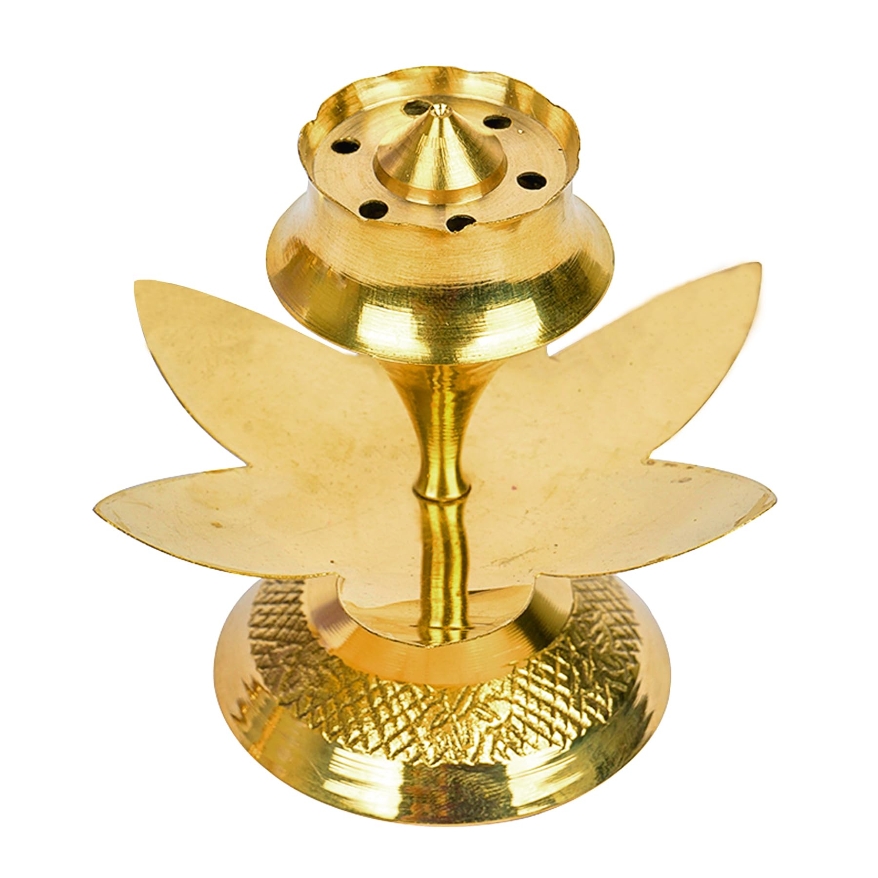 Kuber Incense Holder - Beautiful golden finish for temples