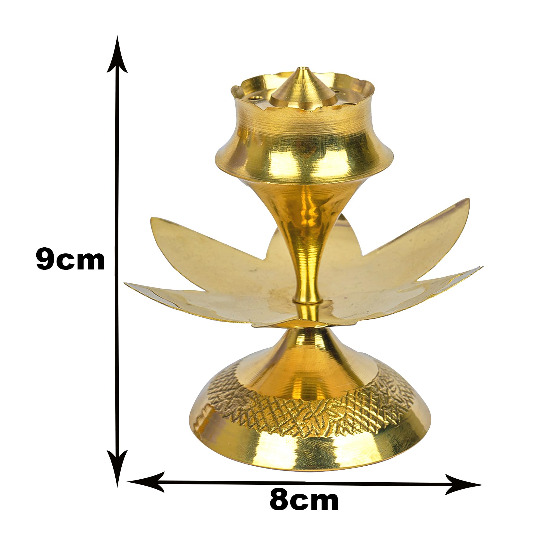 Kuber Agarbatti Stand - High-quality brass for rituals