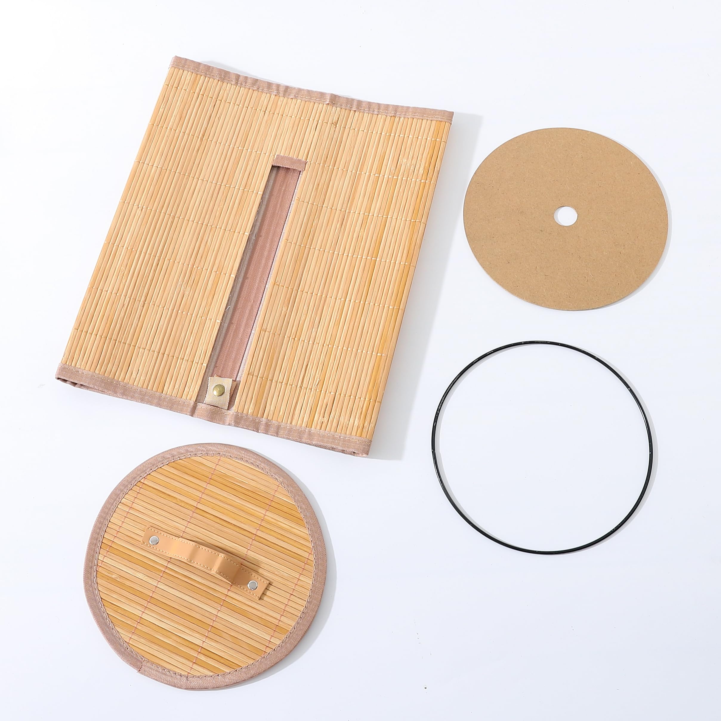 Kuber Bamboo Laundry Basket - Foldable design for easy storage