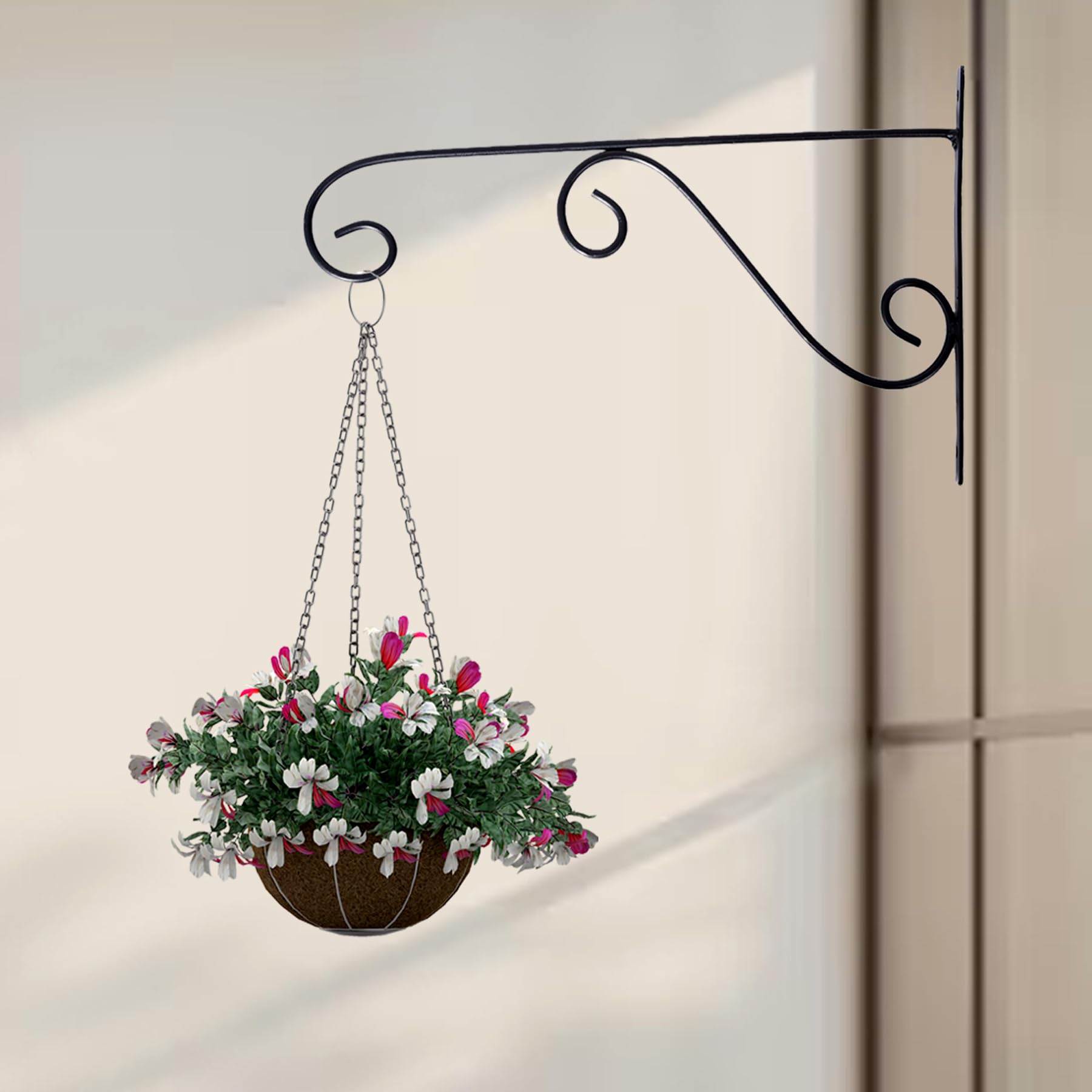 Kuber Industries Hanging Metal Planters - Modern Home Decor
