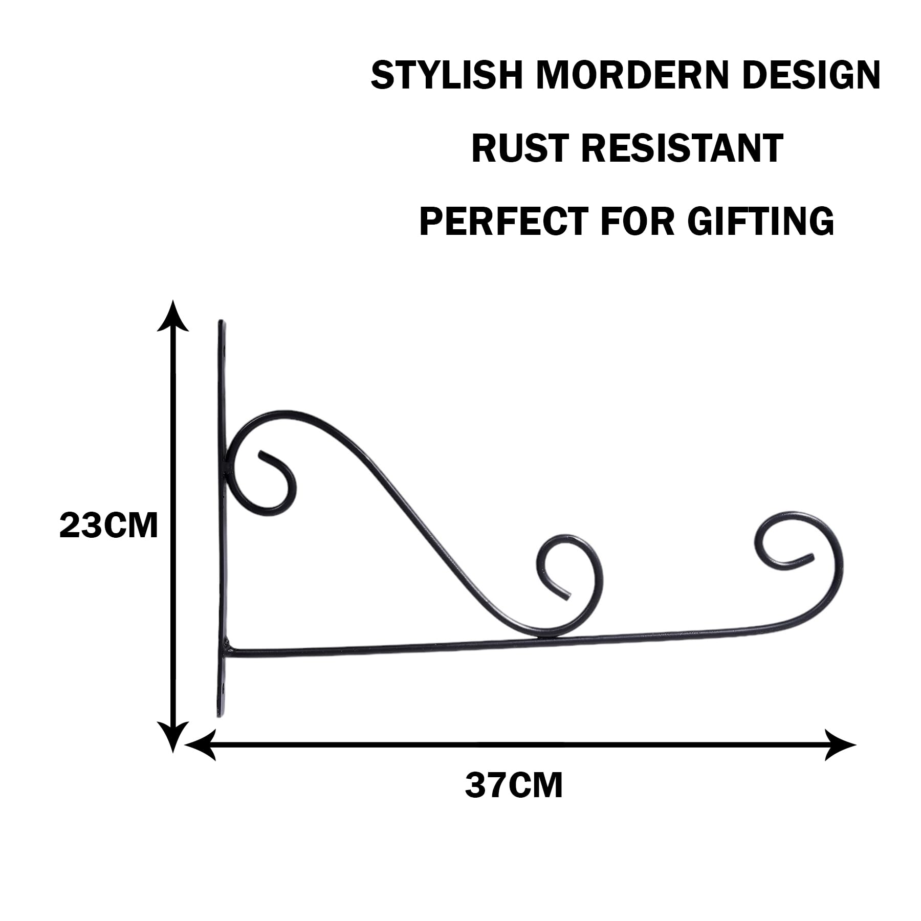 Kuber Industries Hanging Metal Planters - Living Room Aesthetic